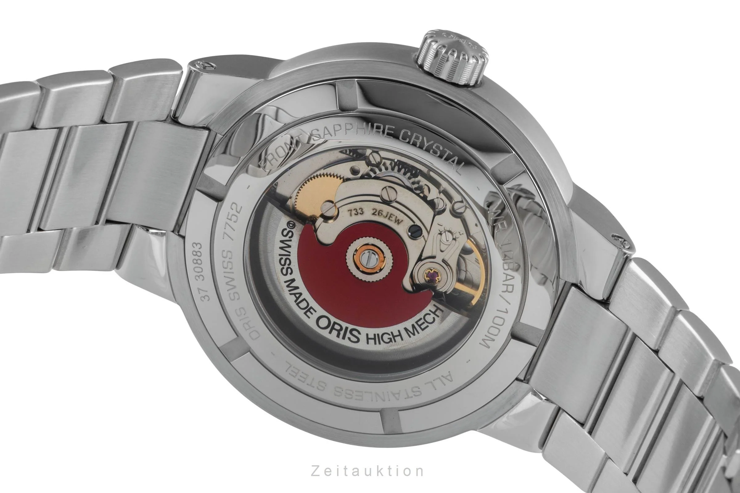 Oris TT1 steel automatic men's watch 01 733 7752 4124-07 8 24 08  [2600279] - Image 13