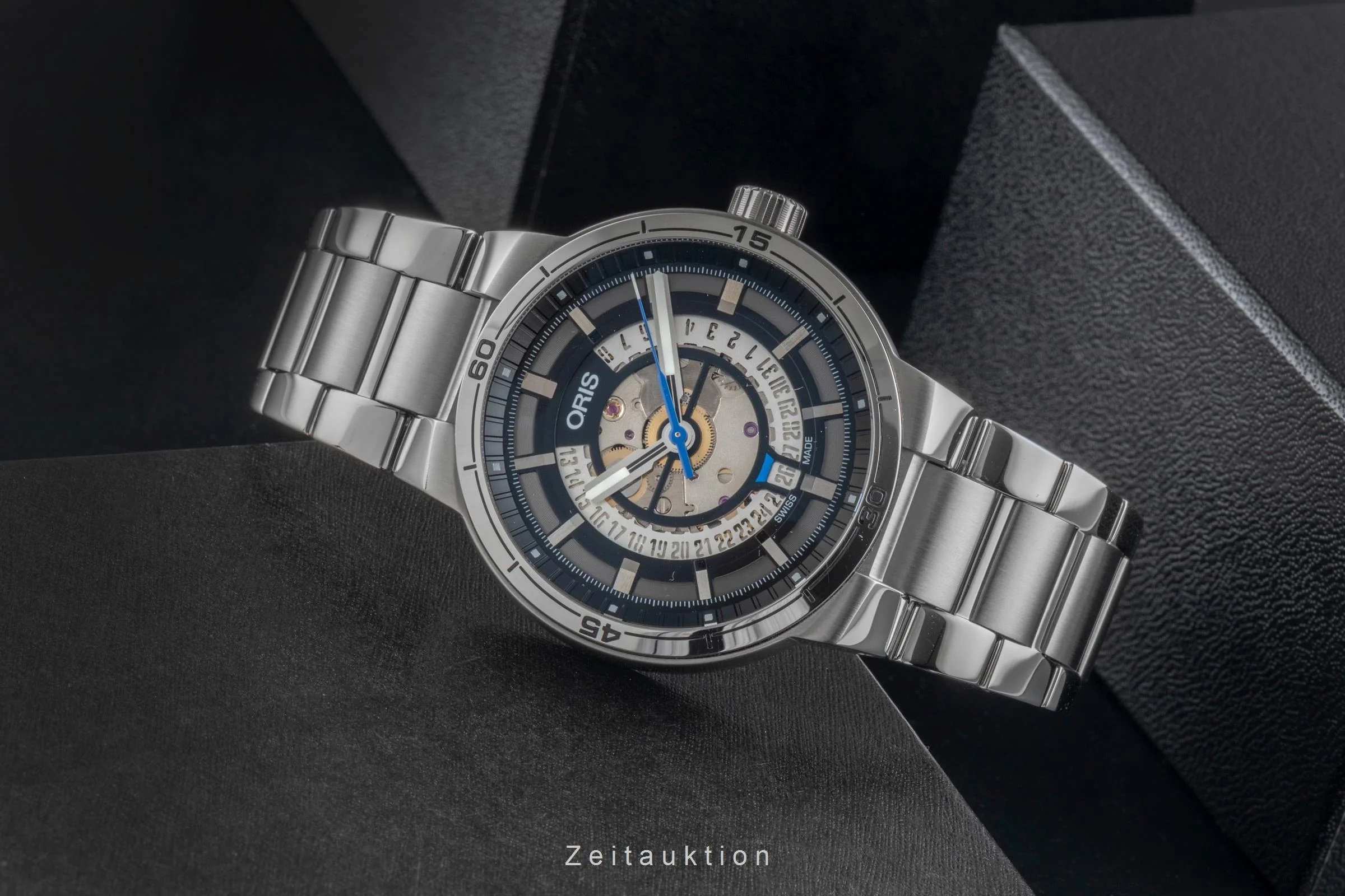 Oris TT1 steel automatic men's watch 01 733 7752 4124-07 8 24 08  [2600279] - Image 3