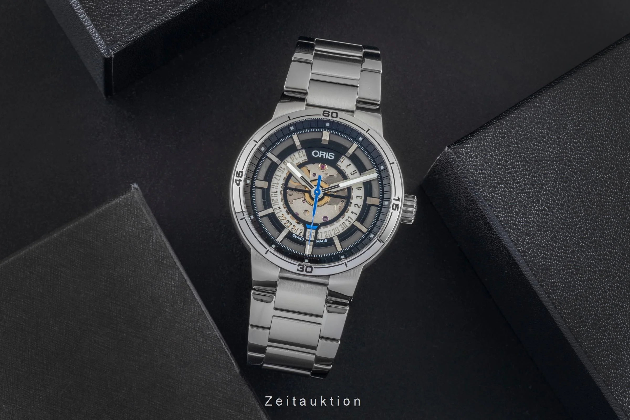 Oris TT1 steel automatic men's watch 01 733 7752 4124-07 8 24 08  [2600279] - Image 4