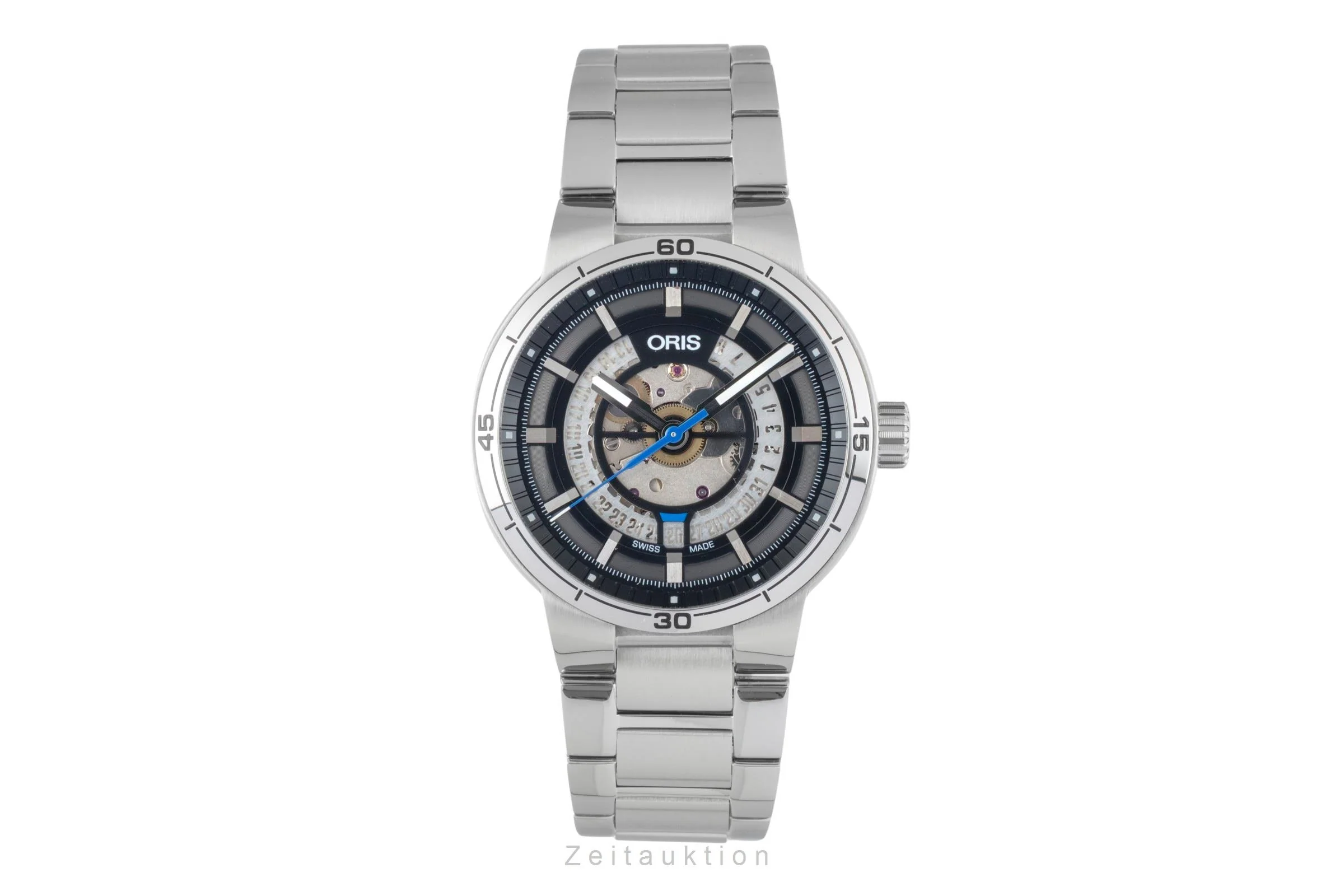 Oris TT1 steel automatic men's watch 01 733 7752 4124-07 8 24 08  [2600279] - Image 5