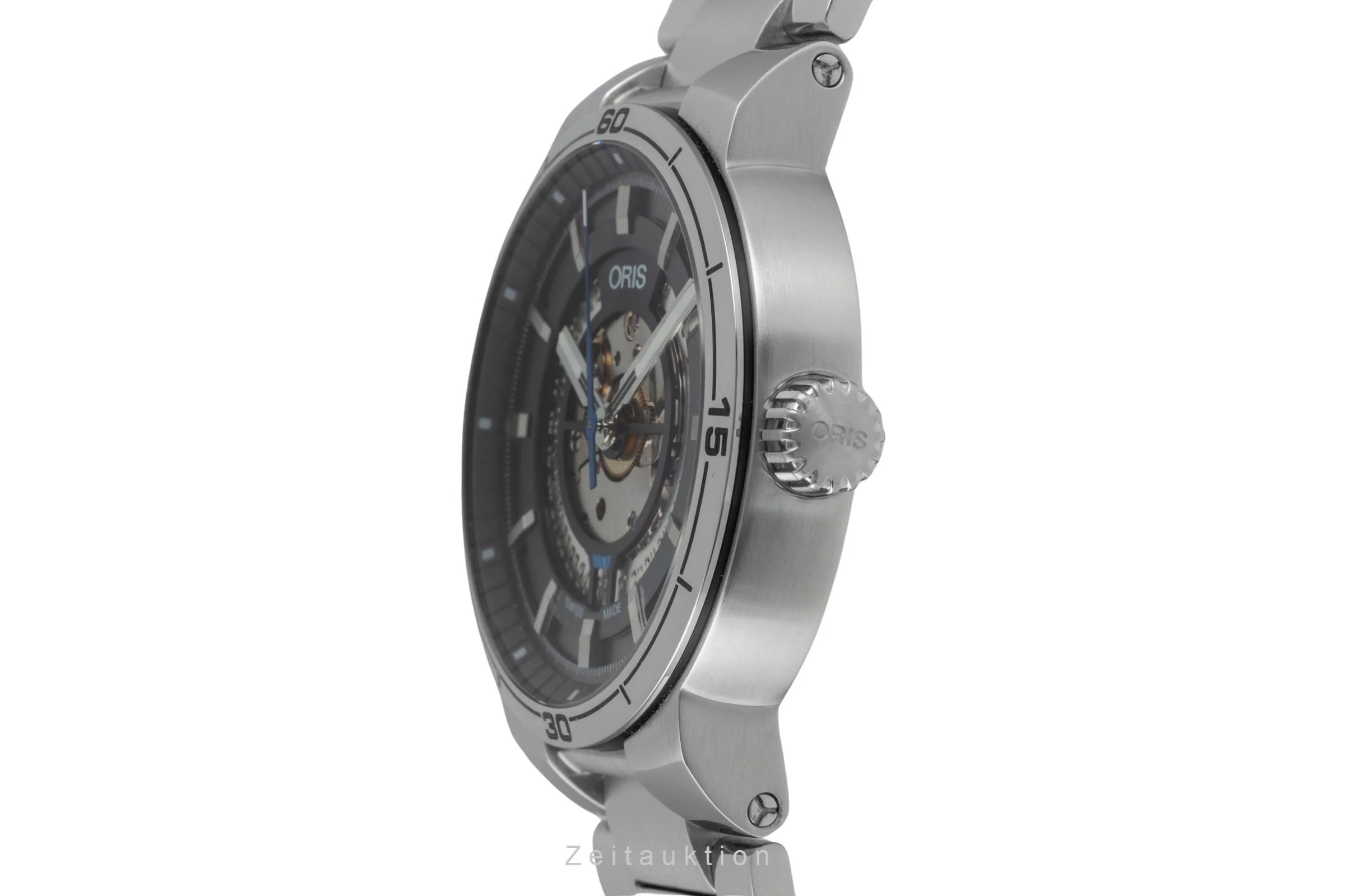 Oris TT1 steel automatic men's watch 01 733 7752 4124-07 8 24 08  [2600279] - Image 7