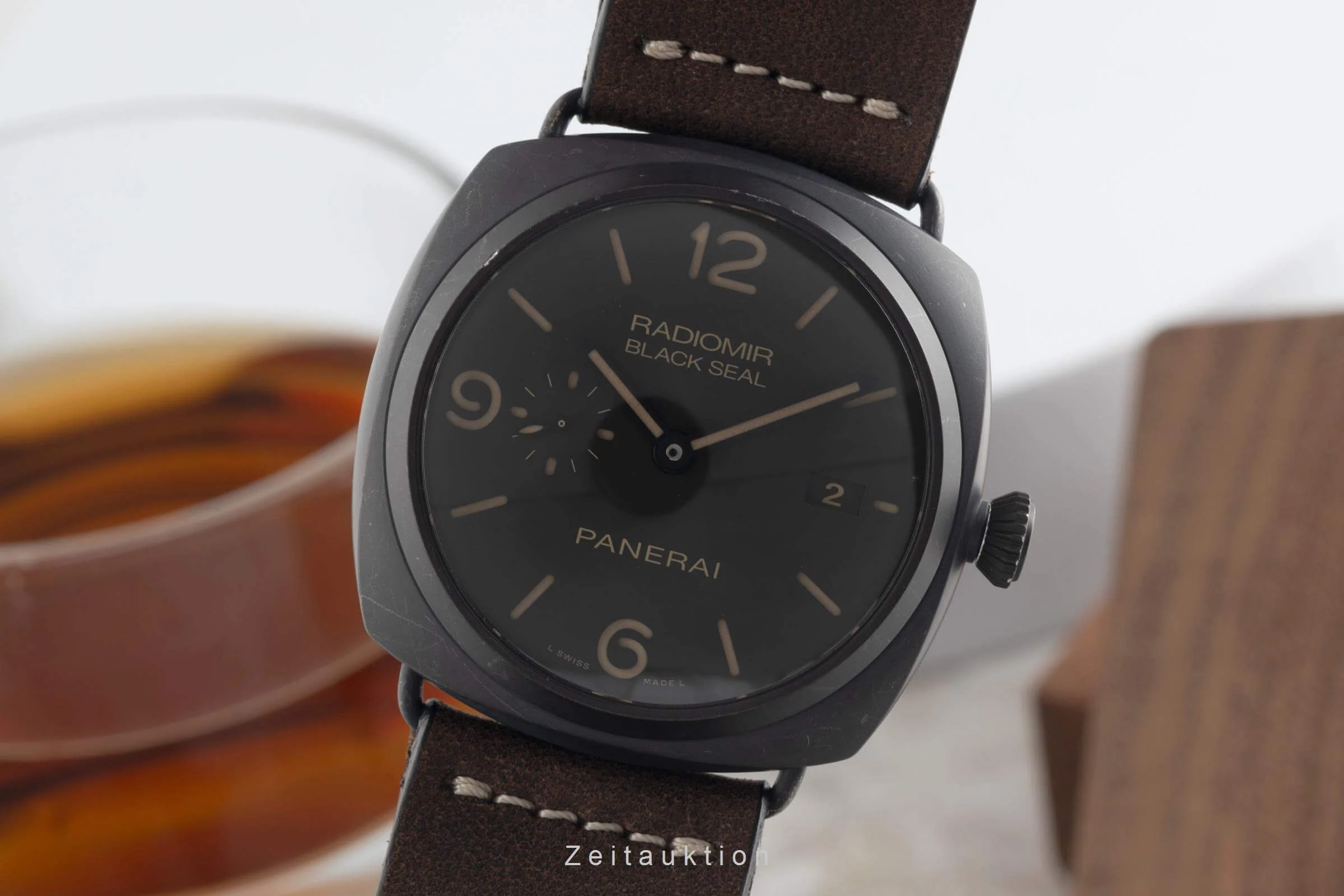 Panerai Black Seal ceramic automatic men's watch PAM00505  [2501716] - Image 2