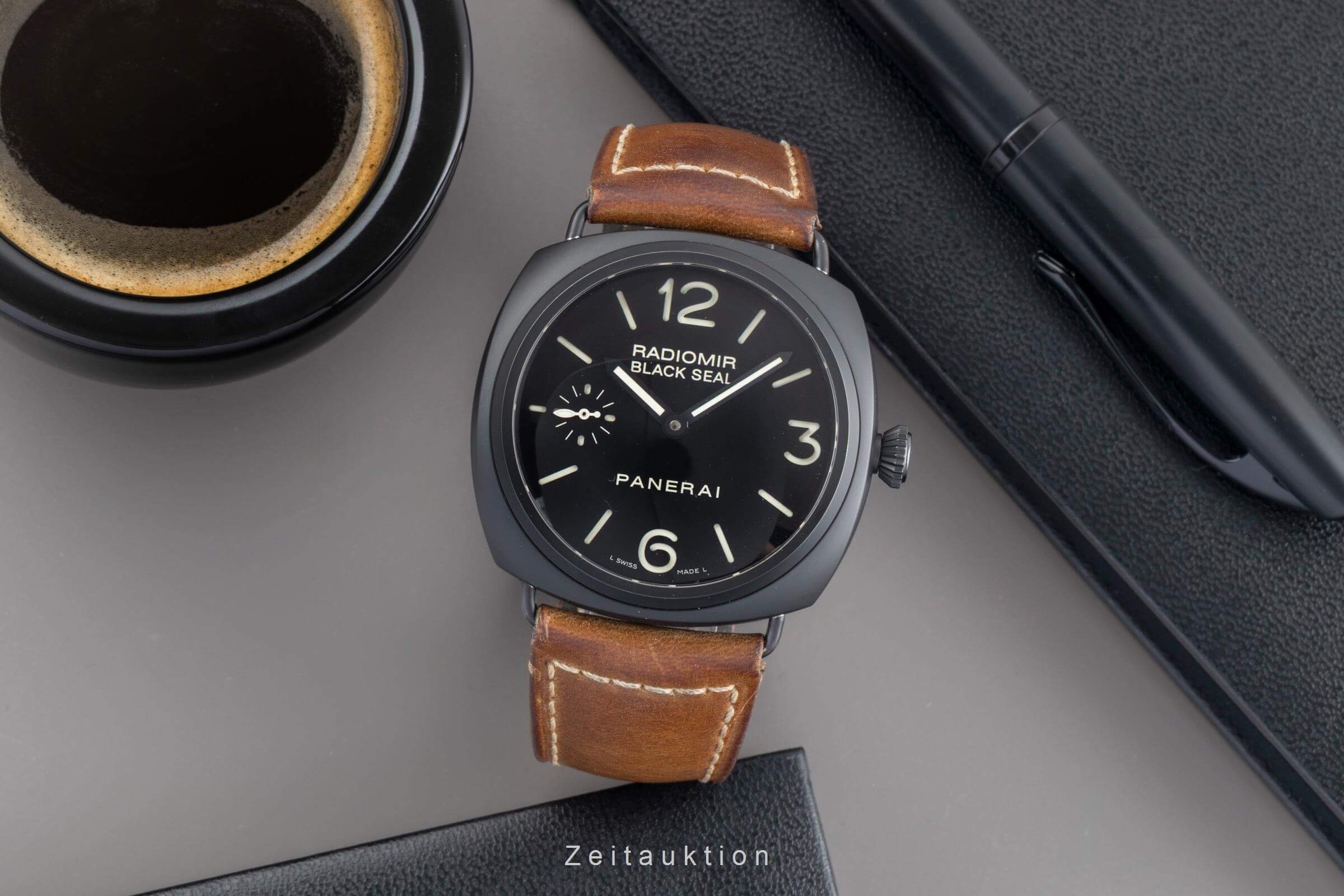 Panerai Black Seal ceramic manual winding men's watch PAM00292  [2501604] - Image 4