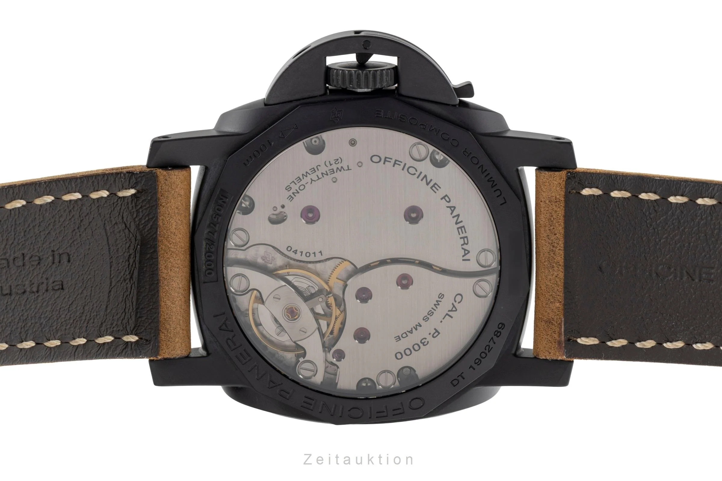 Panerai Luminor  aluminium manual winding men's watch PAM00375 LP: 12500EUR Limited  [2505222] - Image 12