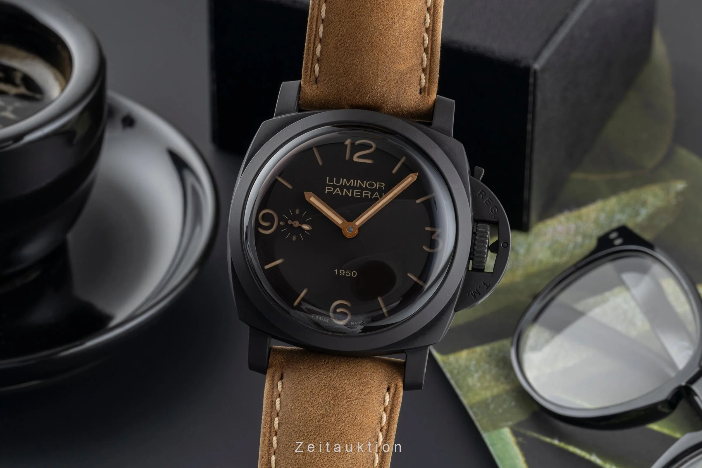 Panerai Luminor  aluminium manual winding men's watch PAM00375 LP: 12500EUR Limited  [2505222] - Image 2