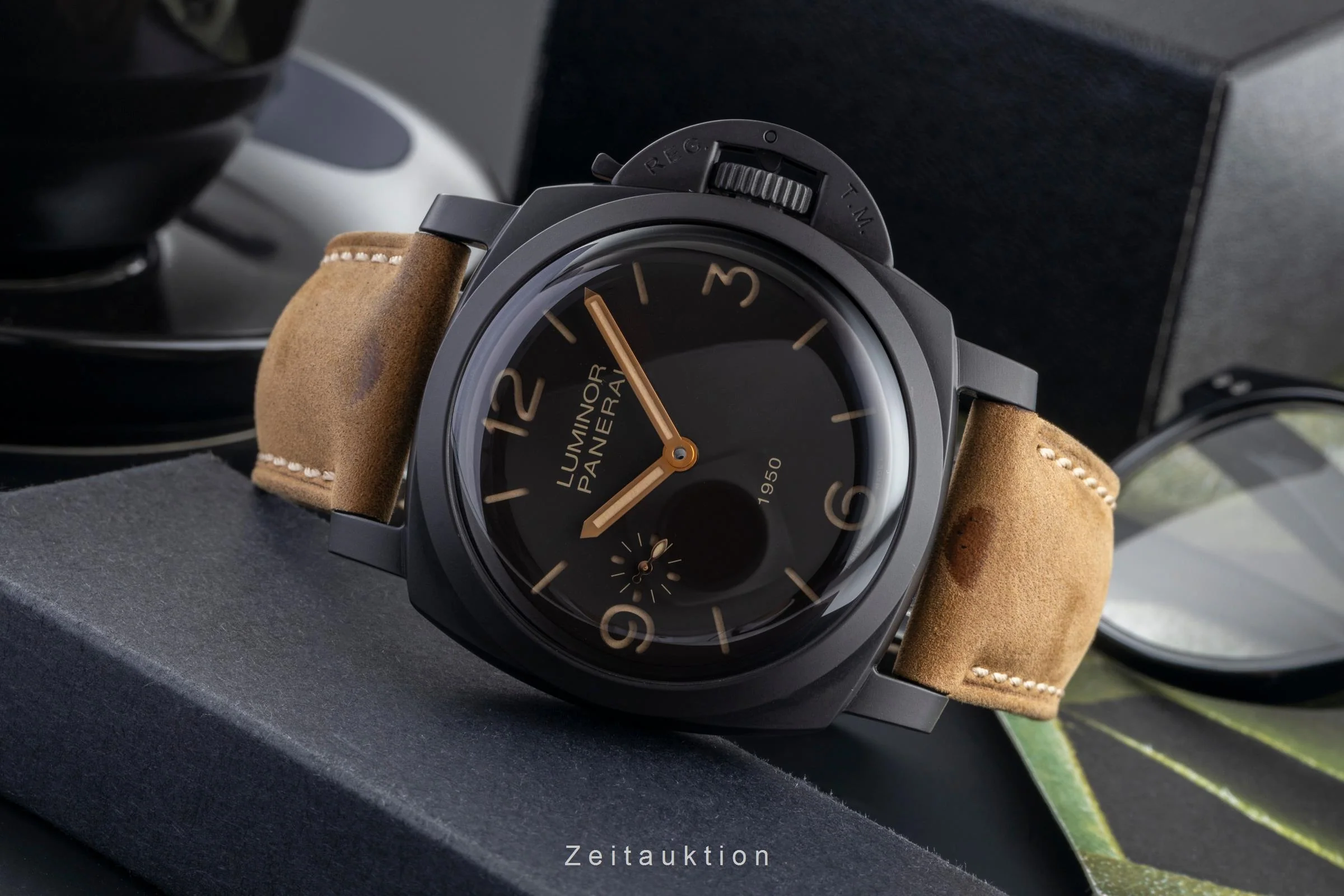 Panerai Luminor  aluminium manual winding men's watch PAM00375 LP: 12500EUR Limited  [2505222] - Image 3