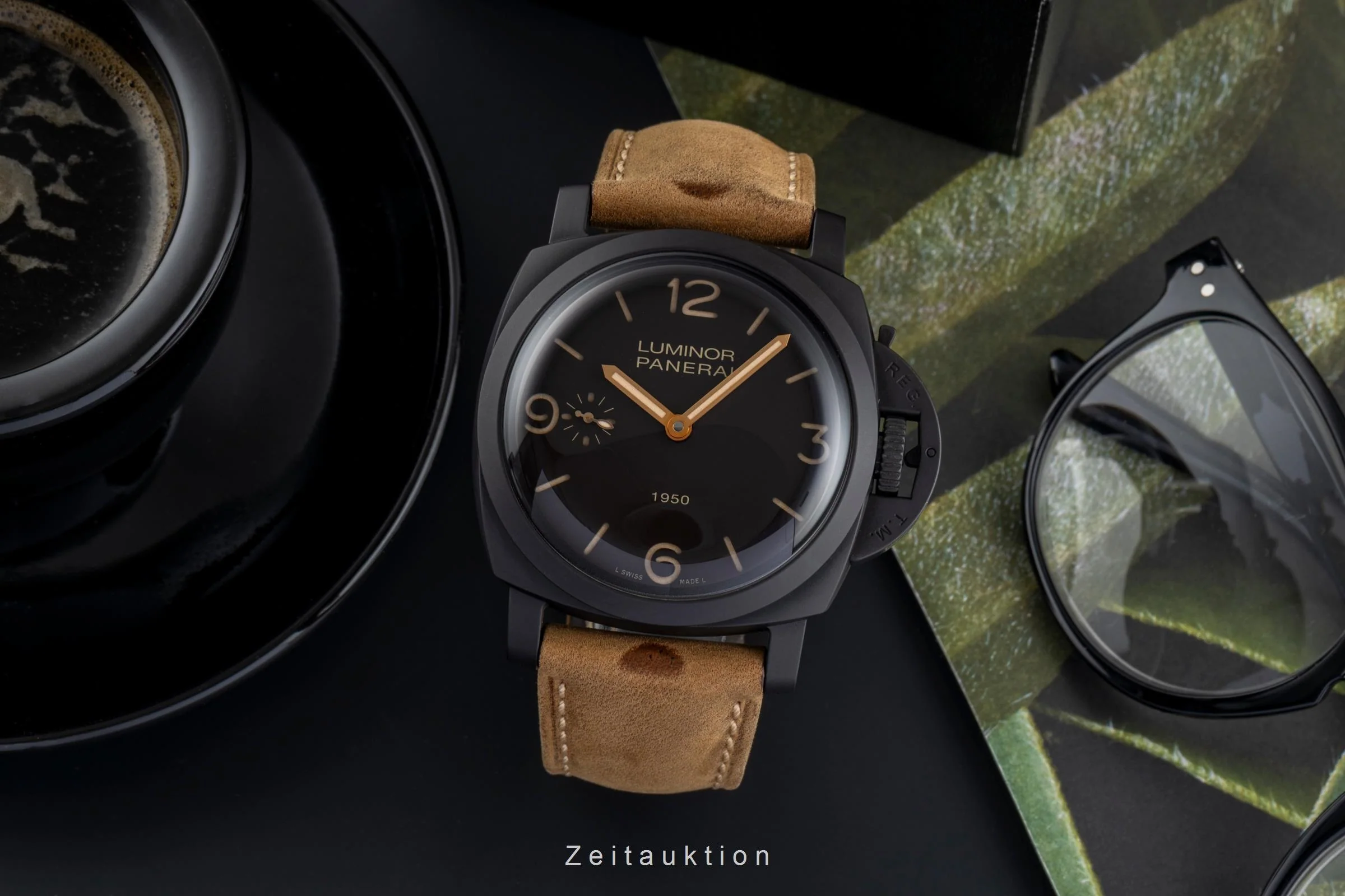 Panerai Luminor  aluminium manual winding men's watch PAM00375 LP: 12500EUR Limited  [2505222] - Image 4