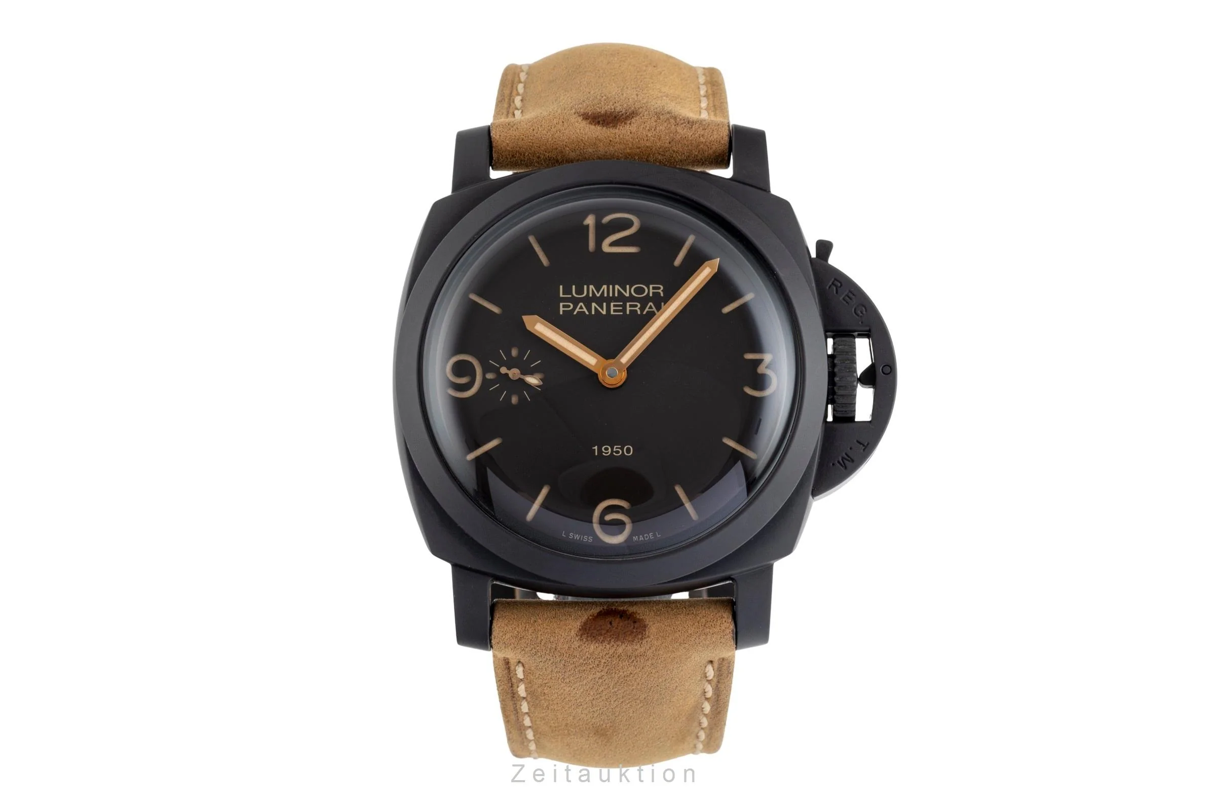 Panerai Luminor  aluminium manual winding men's watch PAM00375 LP: 12500EUR Limited  [2505222] - Image 5