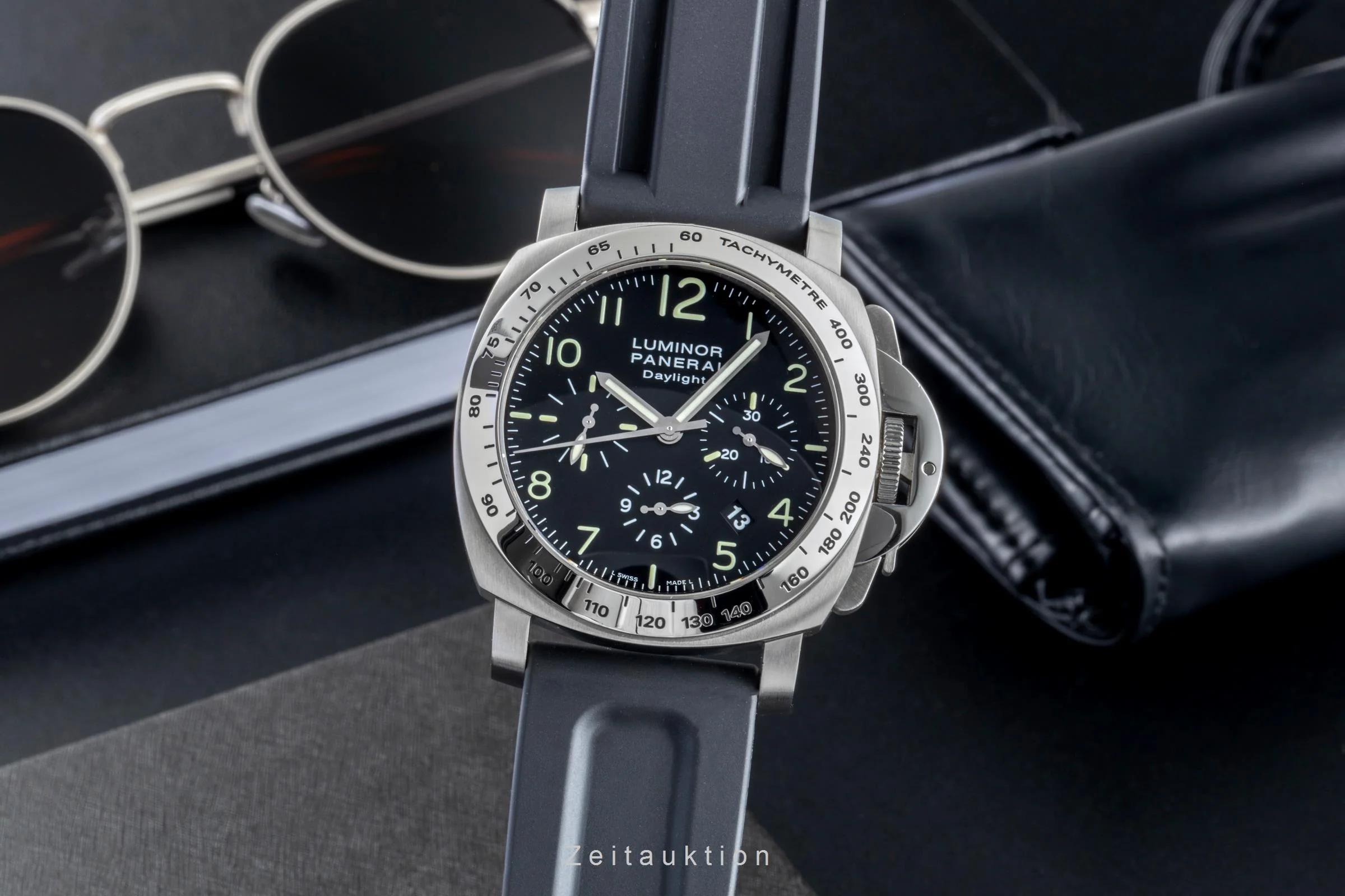 Panerai Luminor Chrono Daylight chronograph steel automatic men's watch PAM00196  [2507444] - Image 2