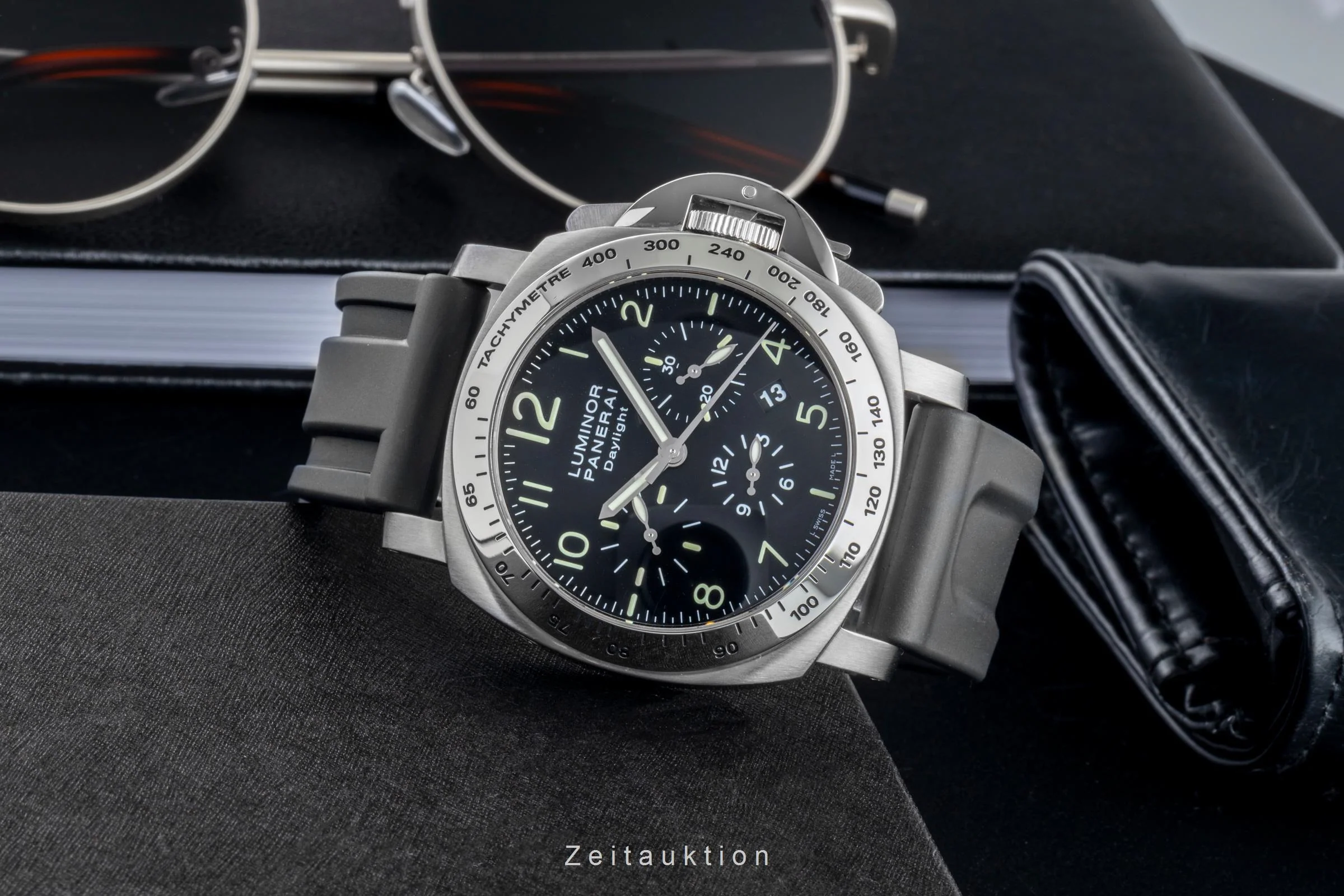 Panerai Luminor Chrono Daylight chronograph steel automatic men's watch PAM00196  [2507444] - Image 3