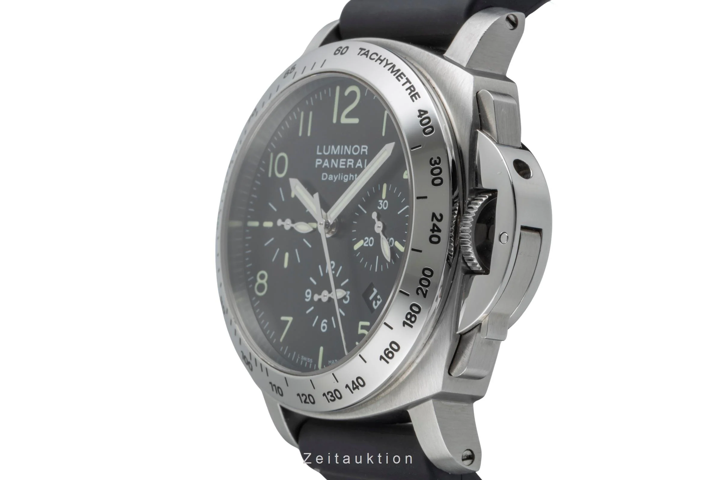 Panerai Luminor Chrono Daylight chronograph steel automatic men's watch PAM00196  [2507444] - Image 7
