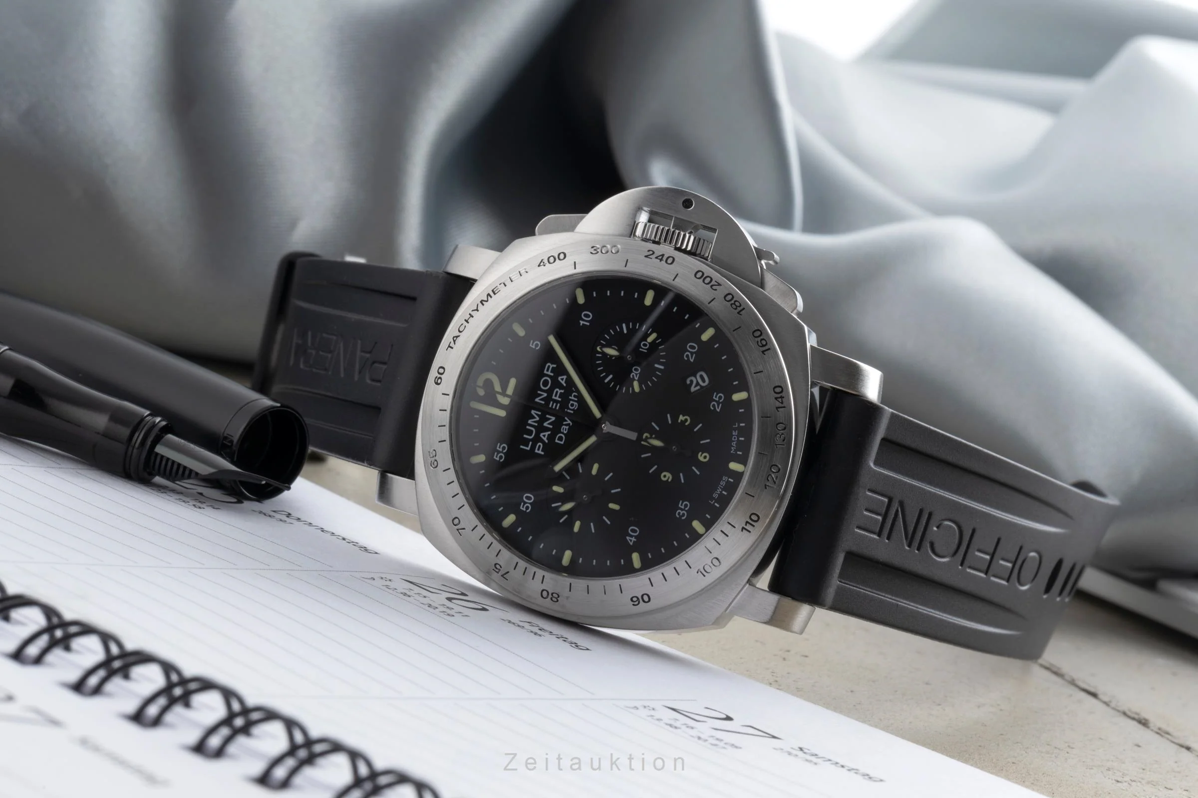 Panerai Luminor Chrono Daylight chronograph steel automatic men's watch PAM00250 LP: 10200EUR  [2503013] - Image 3