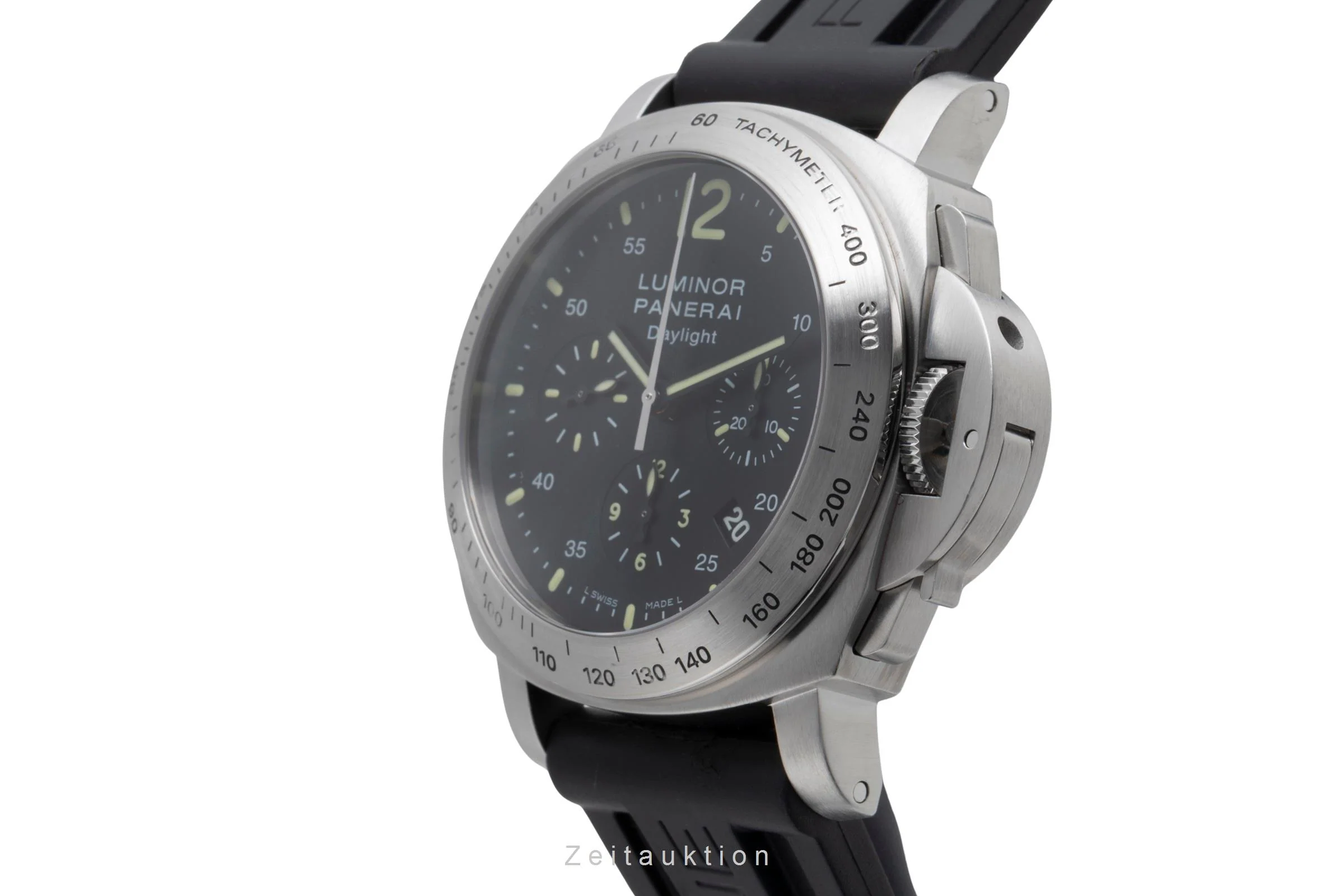 Panerai Luminor Chrono Daylight chronograph steel automatic men's watch PAM00250 LP: 10200EUR  [2503013] - Image 7