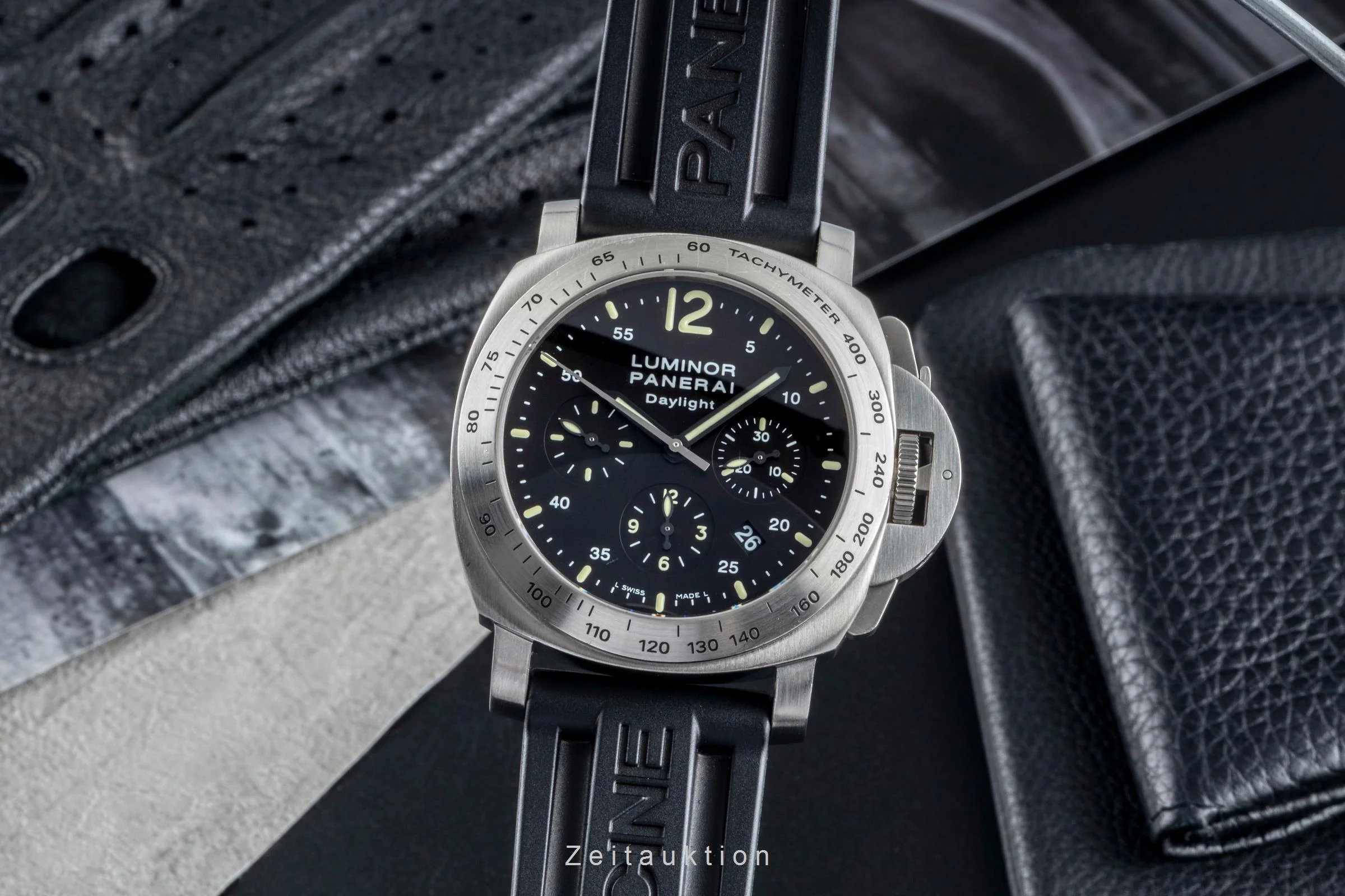 Panerai Luminor Chrono Daylight chronograph steel automatic men's watch PAM00250  [2506120] - Image 2