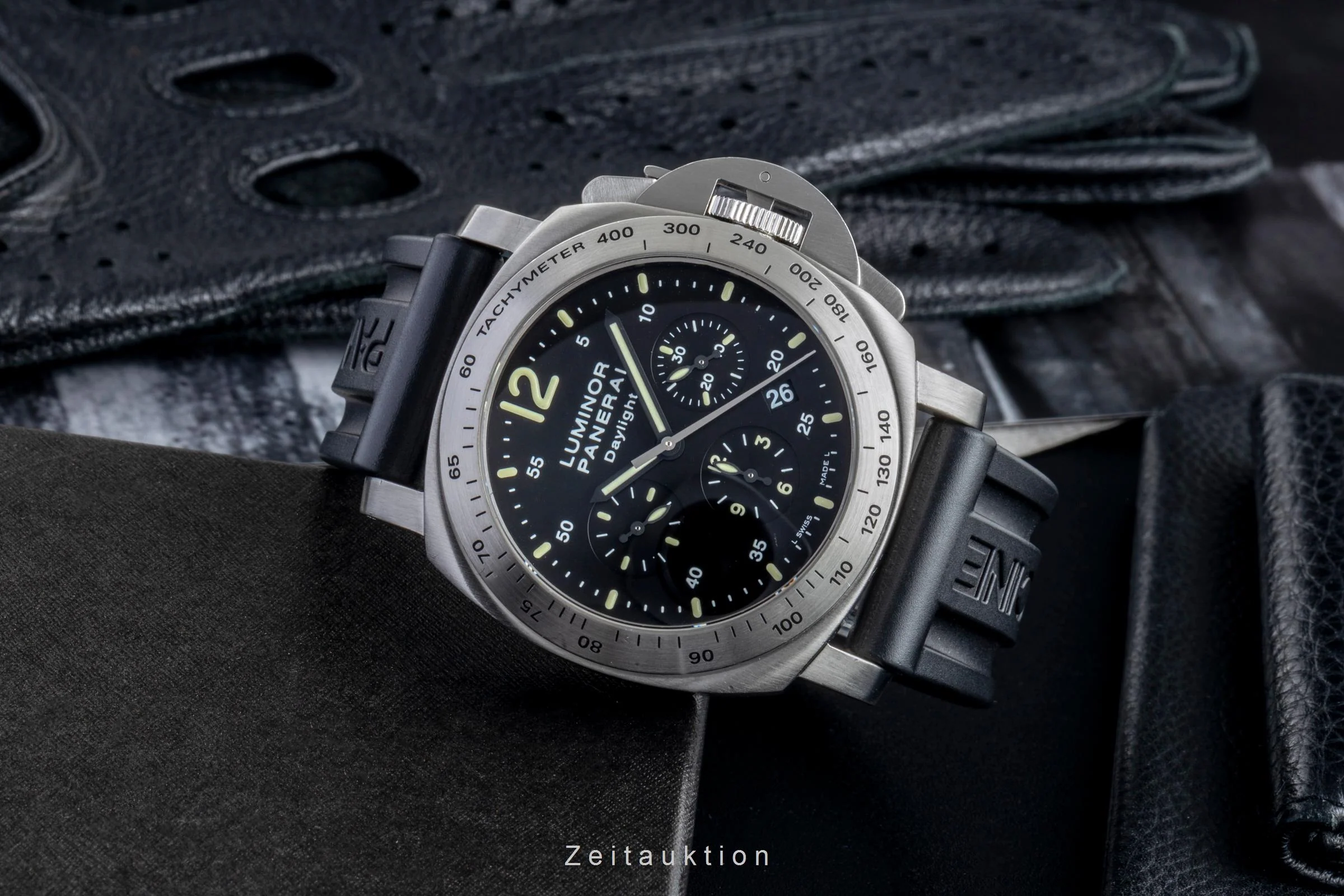Panerai Luminor Chrono Daylight chronograph steel automatic men's watch PAM00250  [2506120] - Image 3