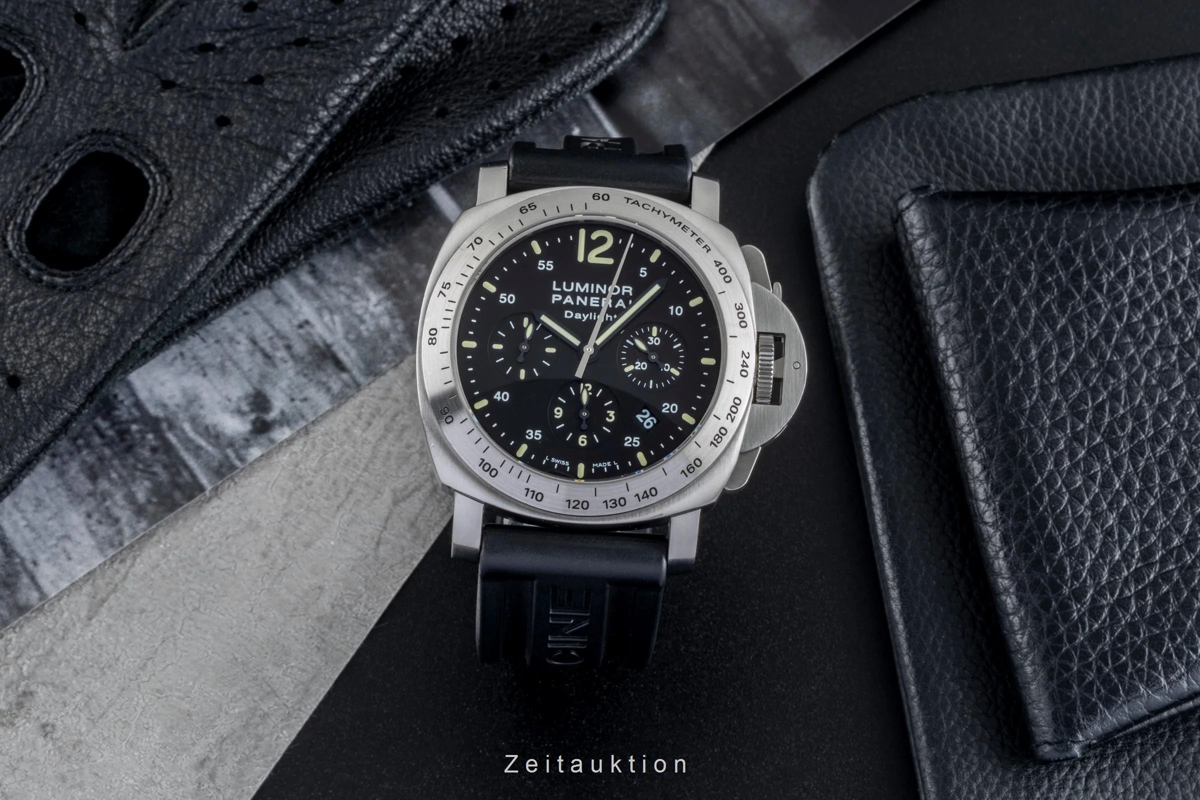 Panerai Luminor Chrono Daylight chronograph steel automatic men's watch PAM00250  [2506120] - Image 4