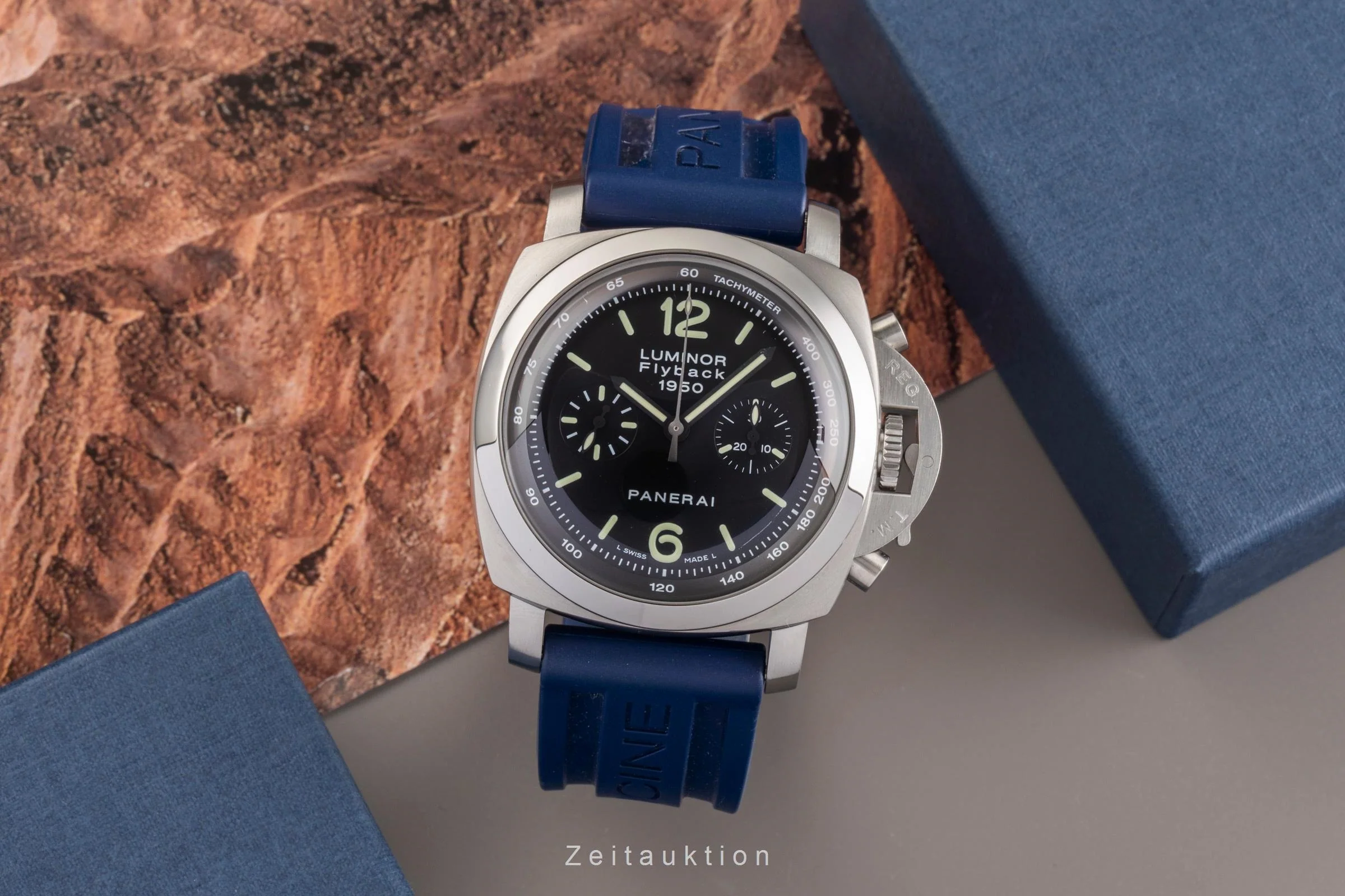 Panerai Luminor  chronograph steel automatic men's watch PAM00212  [2503145] - Image 4