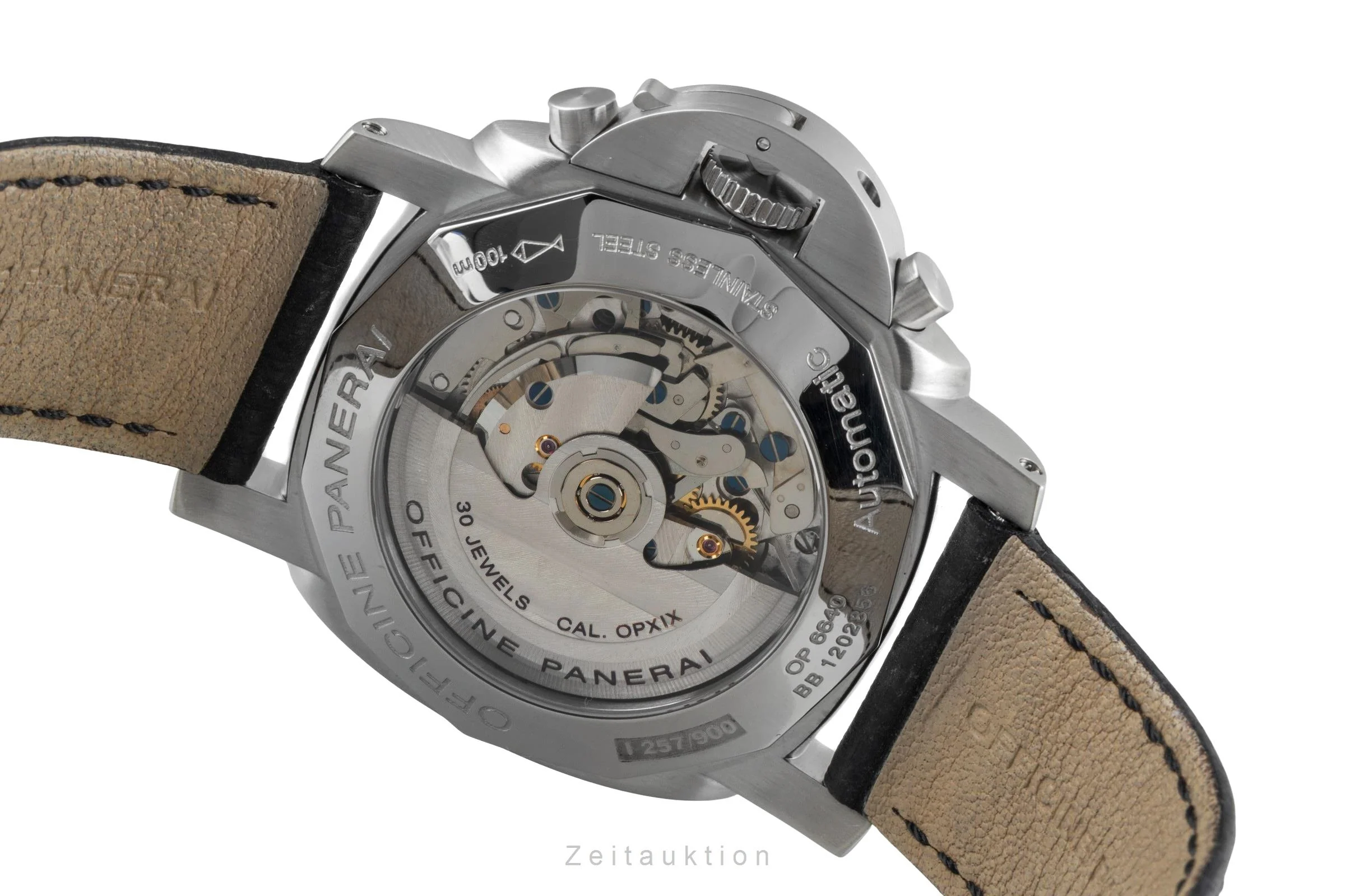 Panerai Luminor  chronograph steel automatic men's watch PAM00212  [2507520] - Image 12