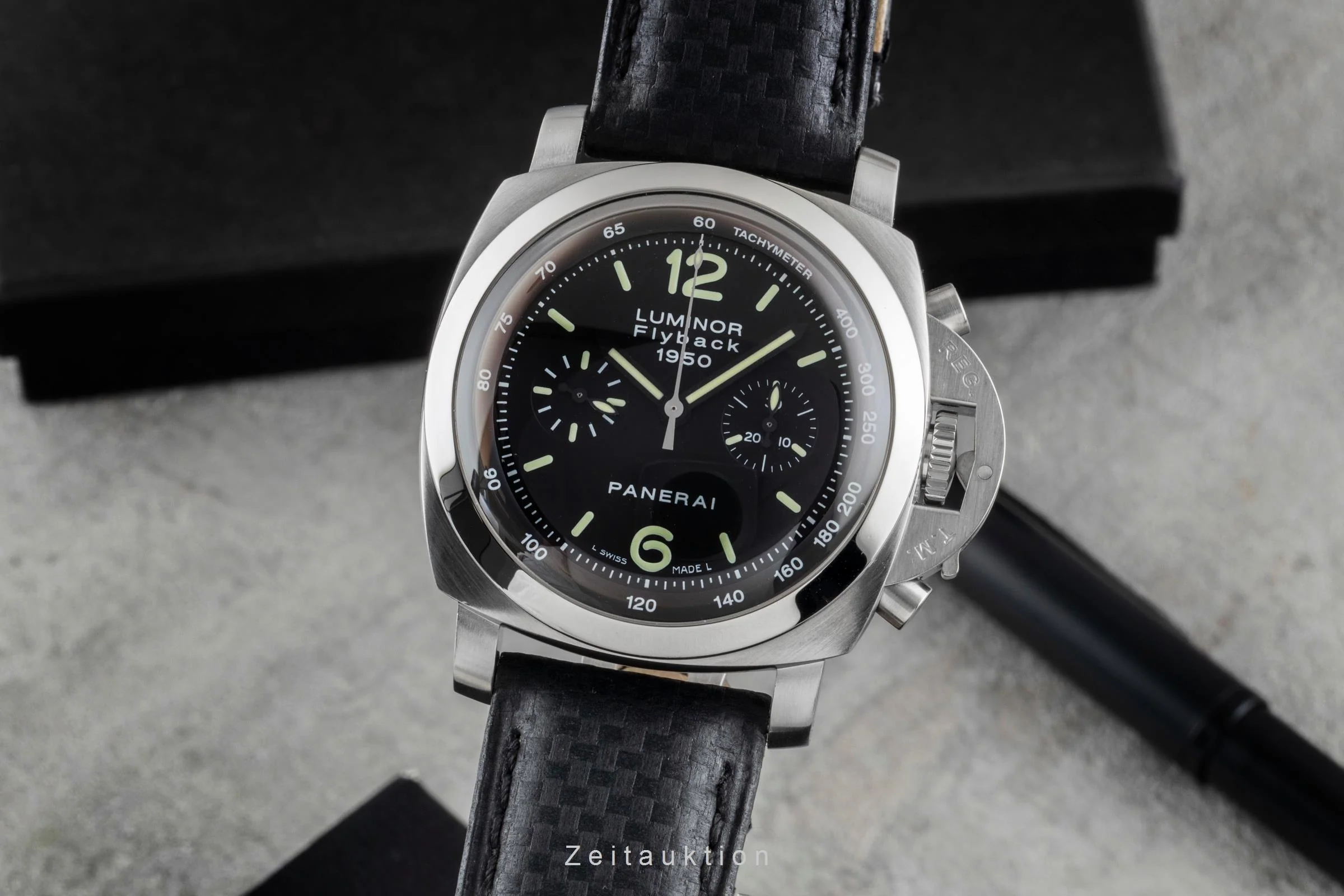 Panerai Luminor  chronograph steel automatic men's watch PAM00212  [2507520] - Image 2
