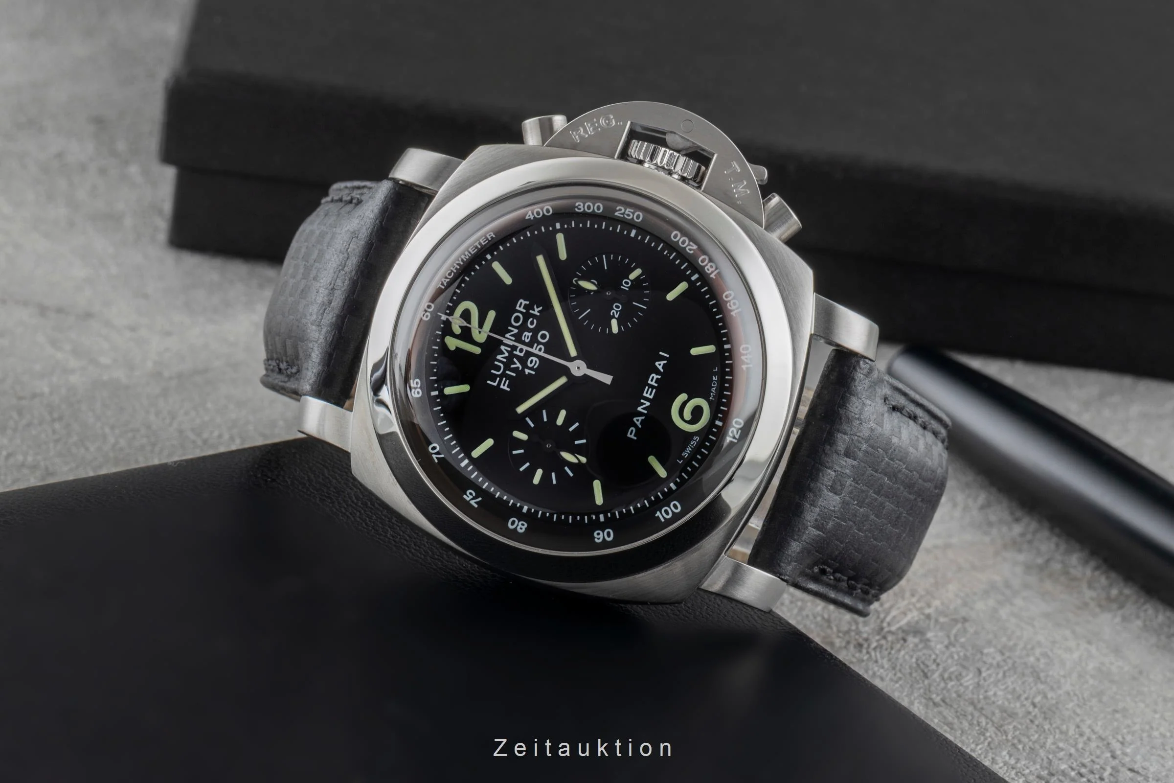 Panerai Luminor  chronograph steel automatic men's watch PAM00212  [2507520] - Image 3