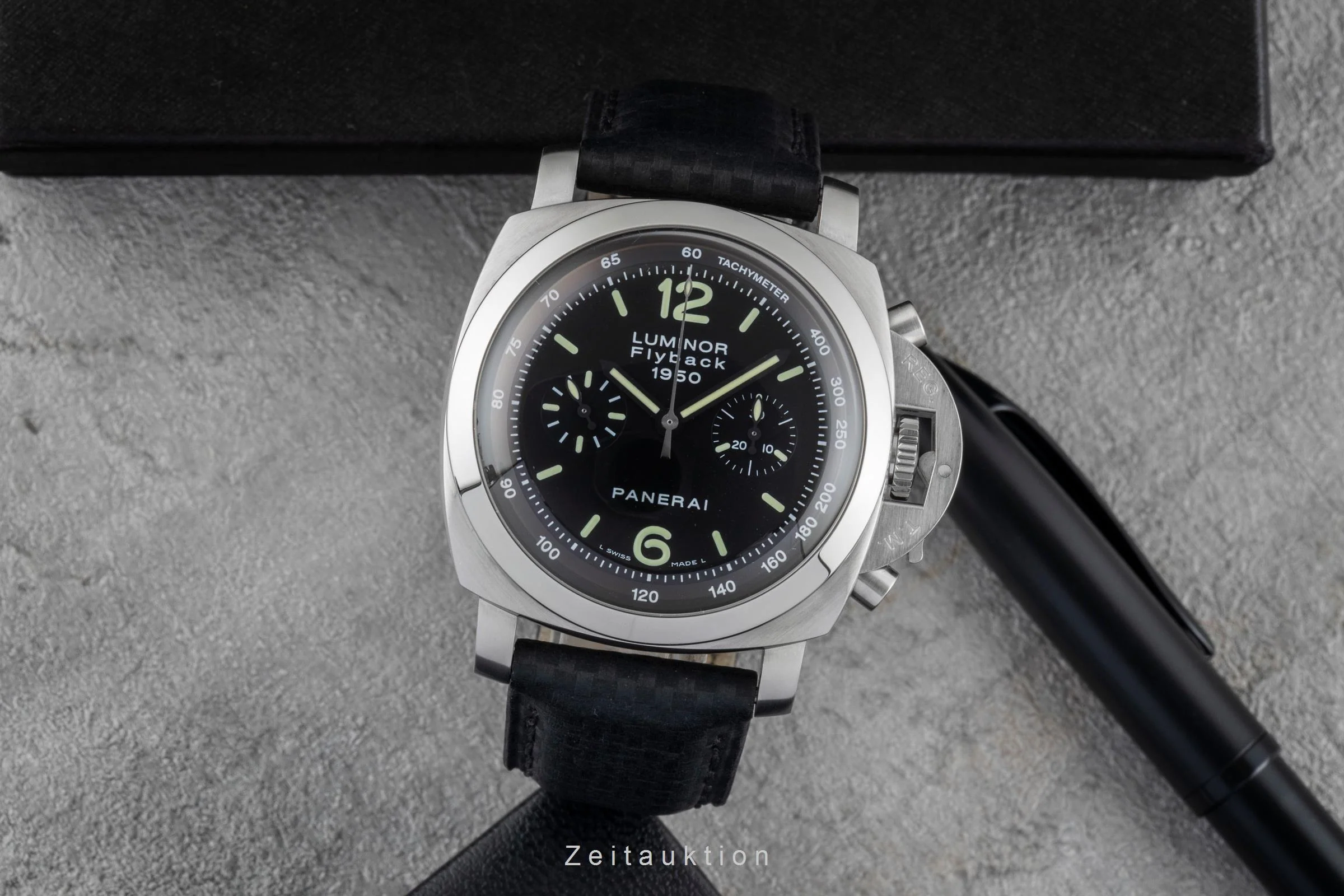 Panerai Luminor  chronograph steel automatic men's watch PAM00212  [2507520] - Image 4