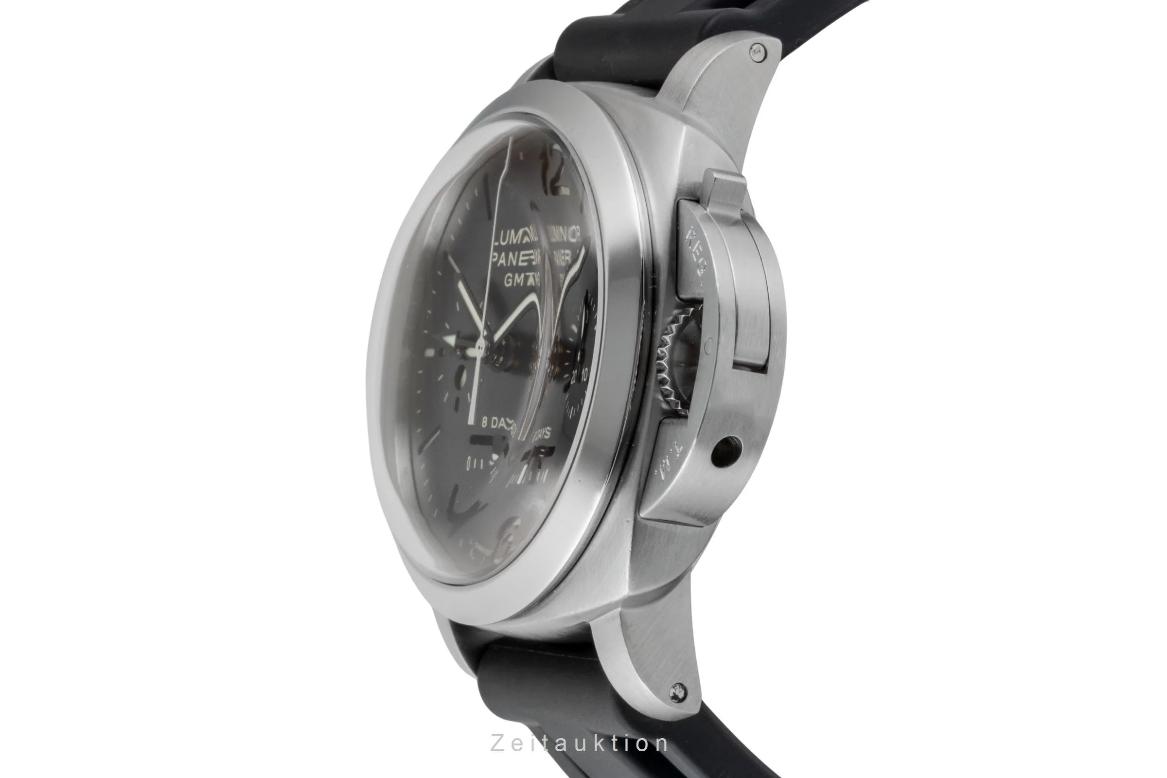 Panerai Luminor GMT chronograph steel manual winding men's watch PAM00275  [2600980] - Image 7