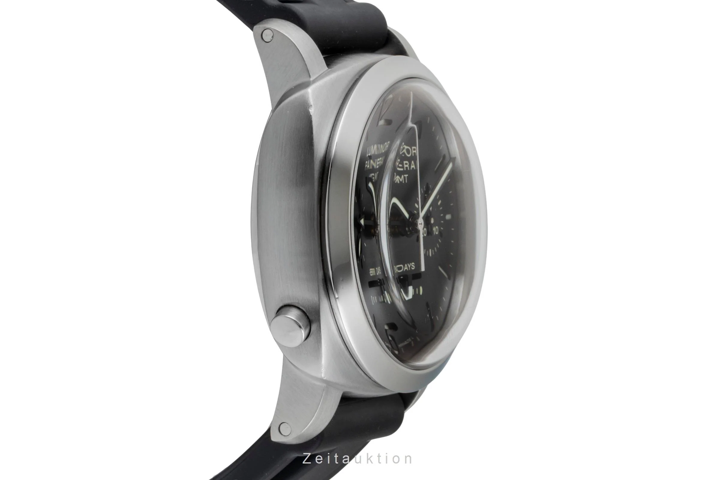 Panerai Luminor GMT chronograph steel manual winding men's watch PAM00275  [2600980] - Image 8