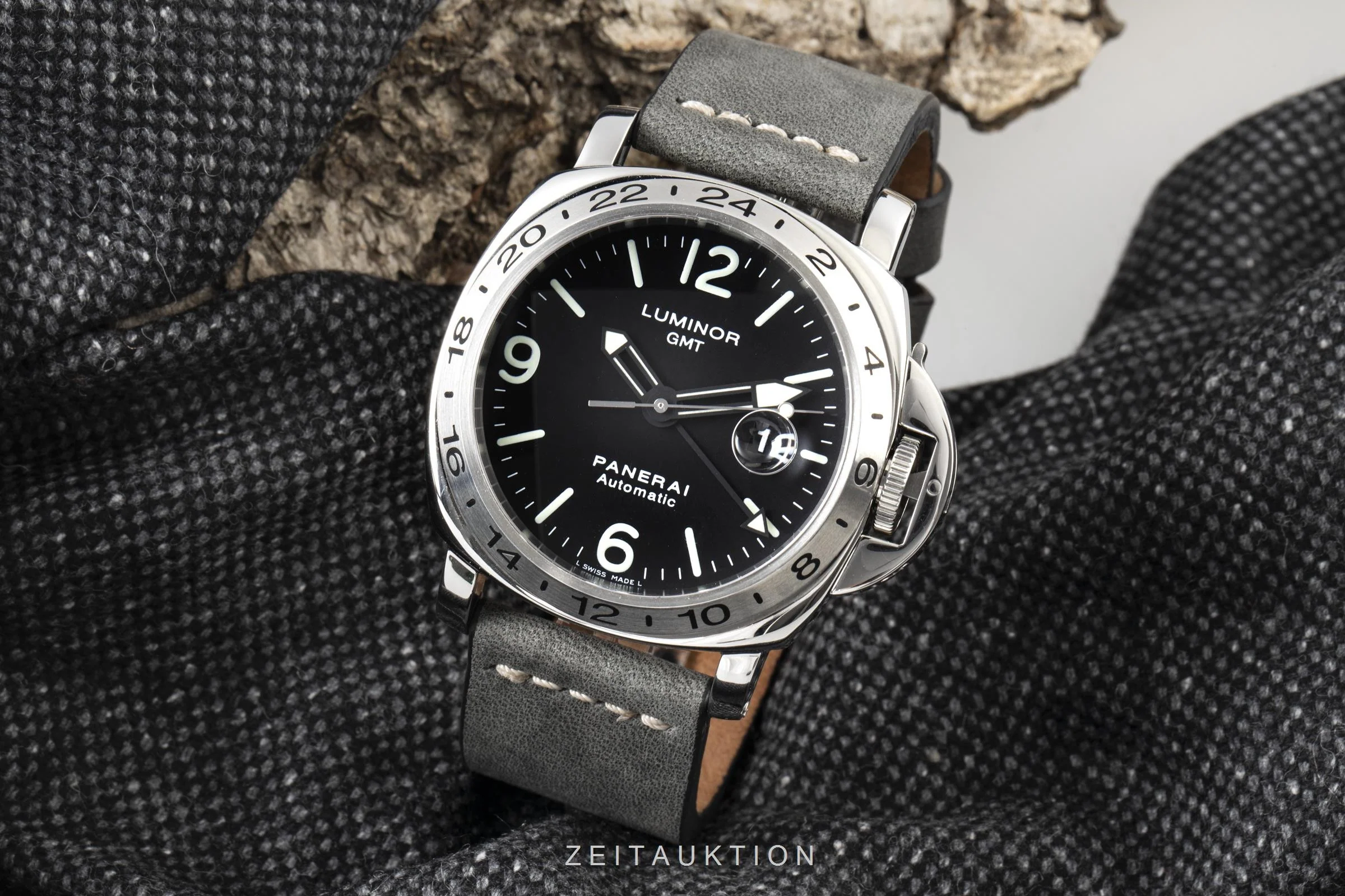 Panerai Luminor GMT steel automatic men's watch OP6505  [2100158] - Image 3