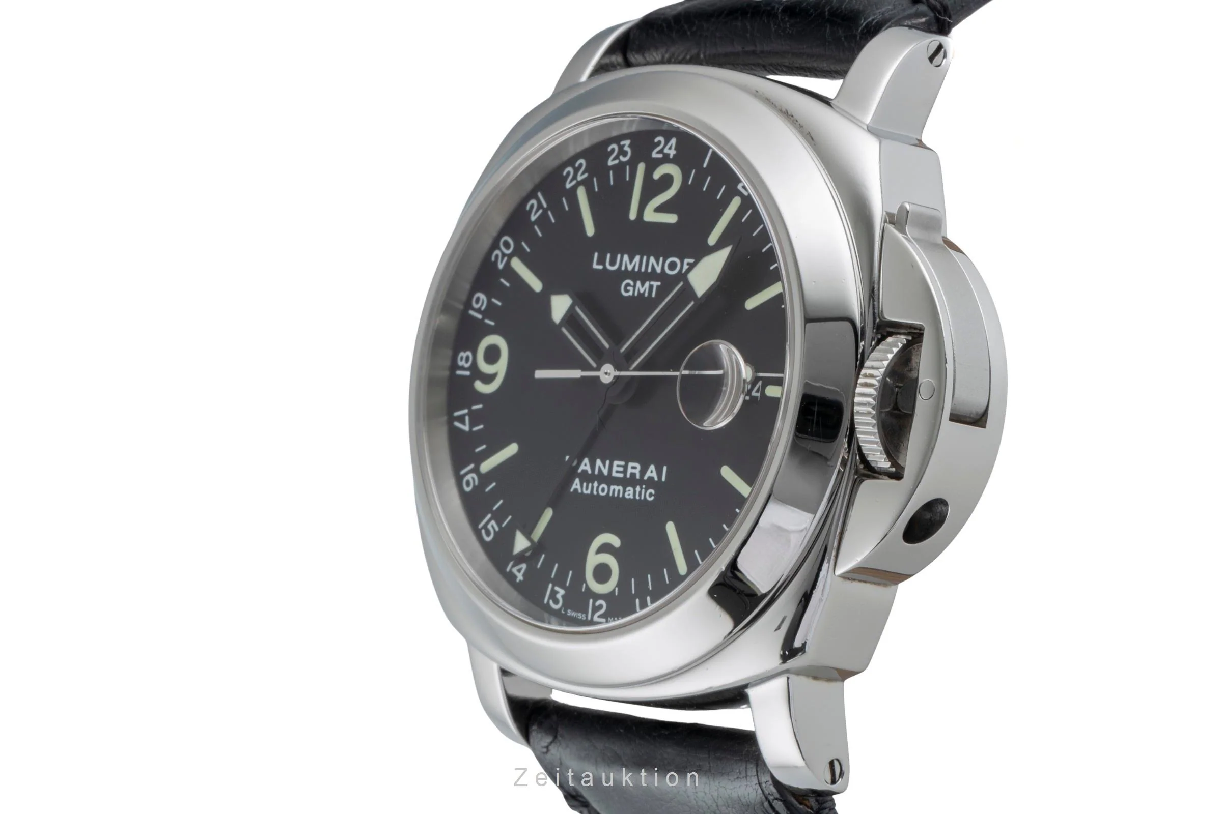 Panerai Luminor GMT steel automatic men's watch PAM00063  [2506177] - Image 7