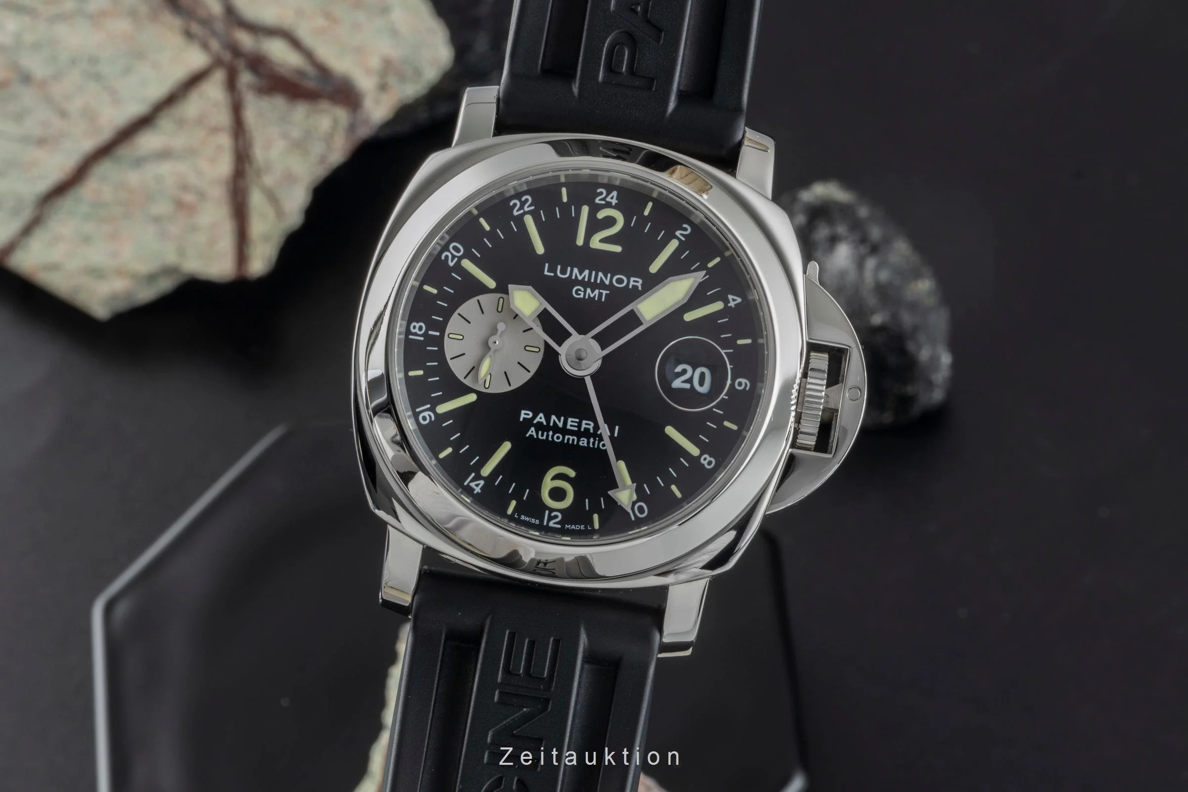 Panerai Luminor GMT steel automatic men's watch PAM00088  [2504702] - Image 2
