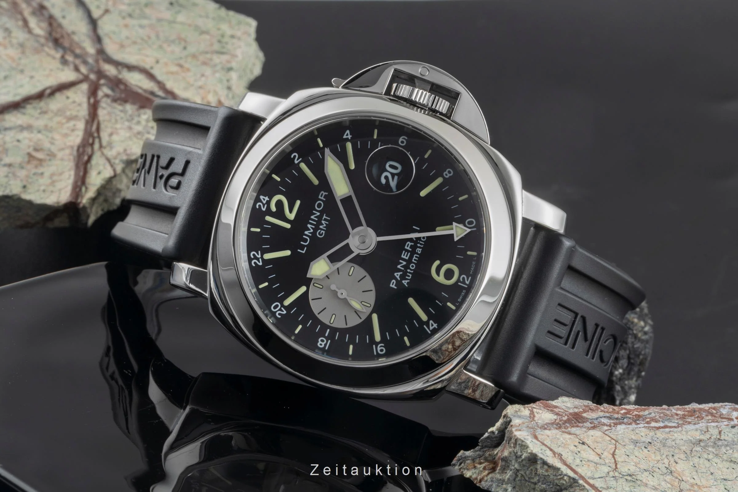 Panerai Luminor GMT steel automatic men's watch PAM00088  [2504702] - Image 3