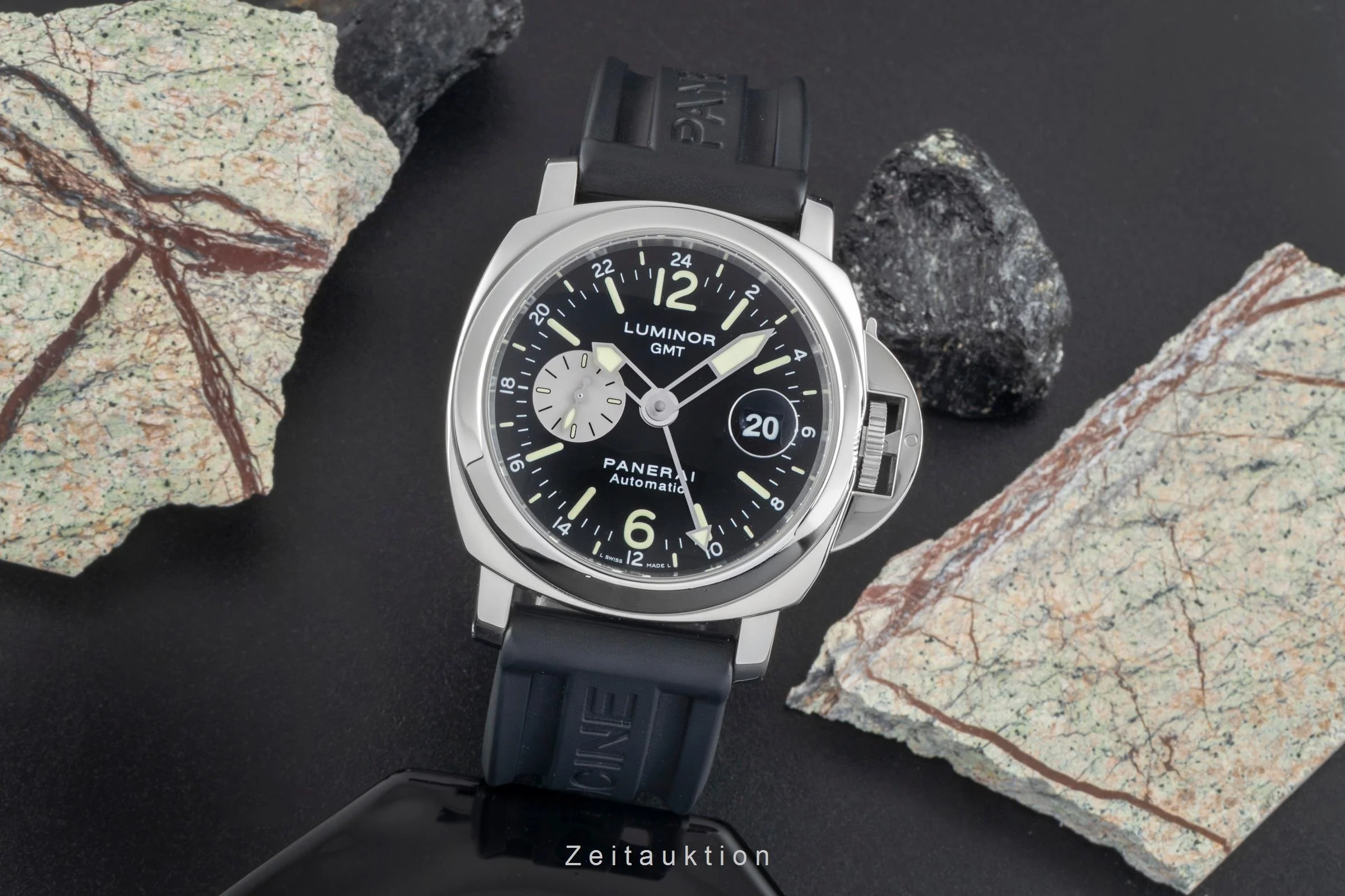 Panerai Luminor GMT steel automatic men's watch PAM00088  [2504702] - Image 4