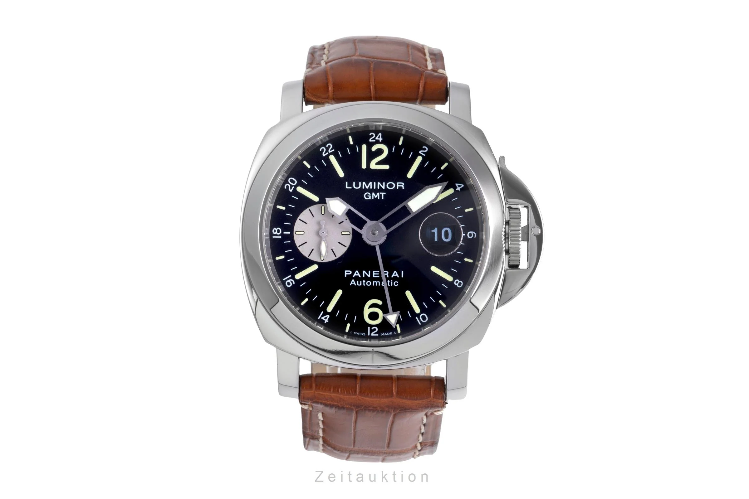 Panerai Luminor GMT steel automatic men's watch PAM00088  [2507289] - Image 5