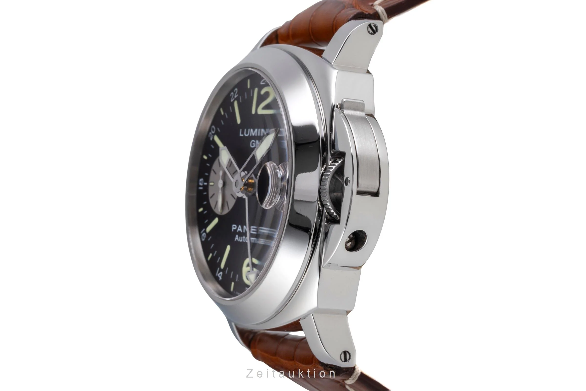 Panerai Luminor GMT steel automatic men's watch PAM00088  [2507289] - Image 7
