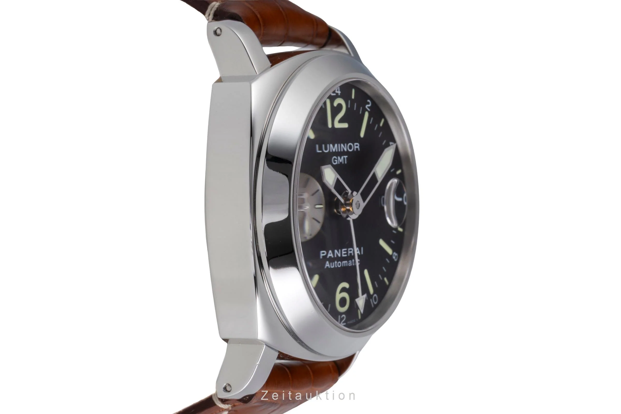 Panerai Luminor GMT steel automatic men's watch PAM00088  [2507289] - Image 8