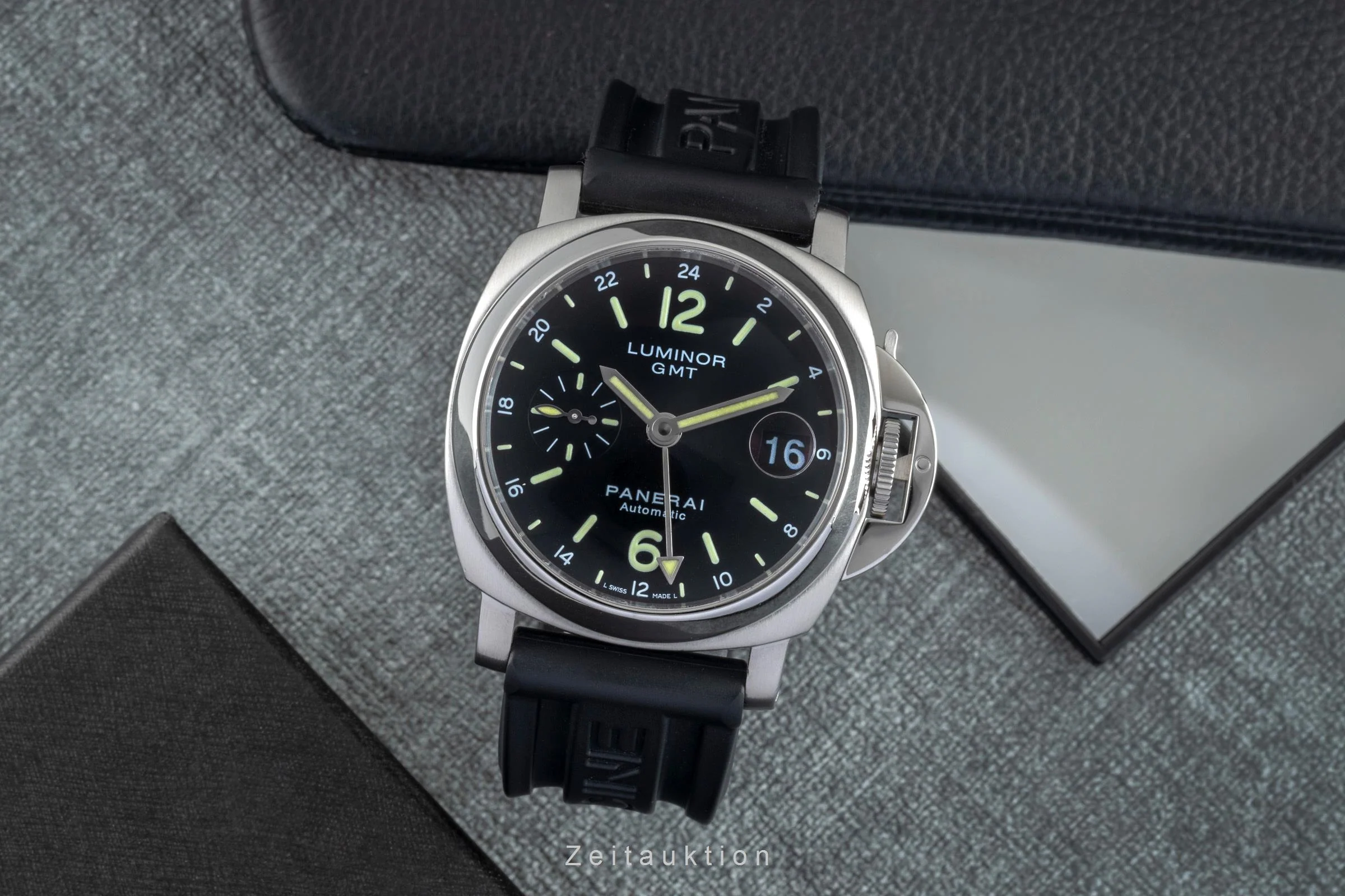 Panerai Luminor GMT steel automatic men's watch PAM00244  [2505030] - Image 4