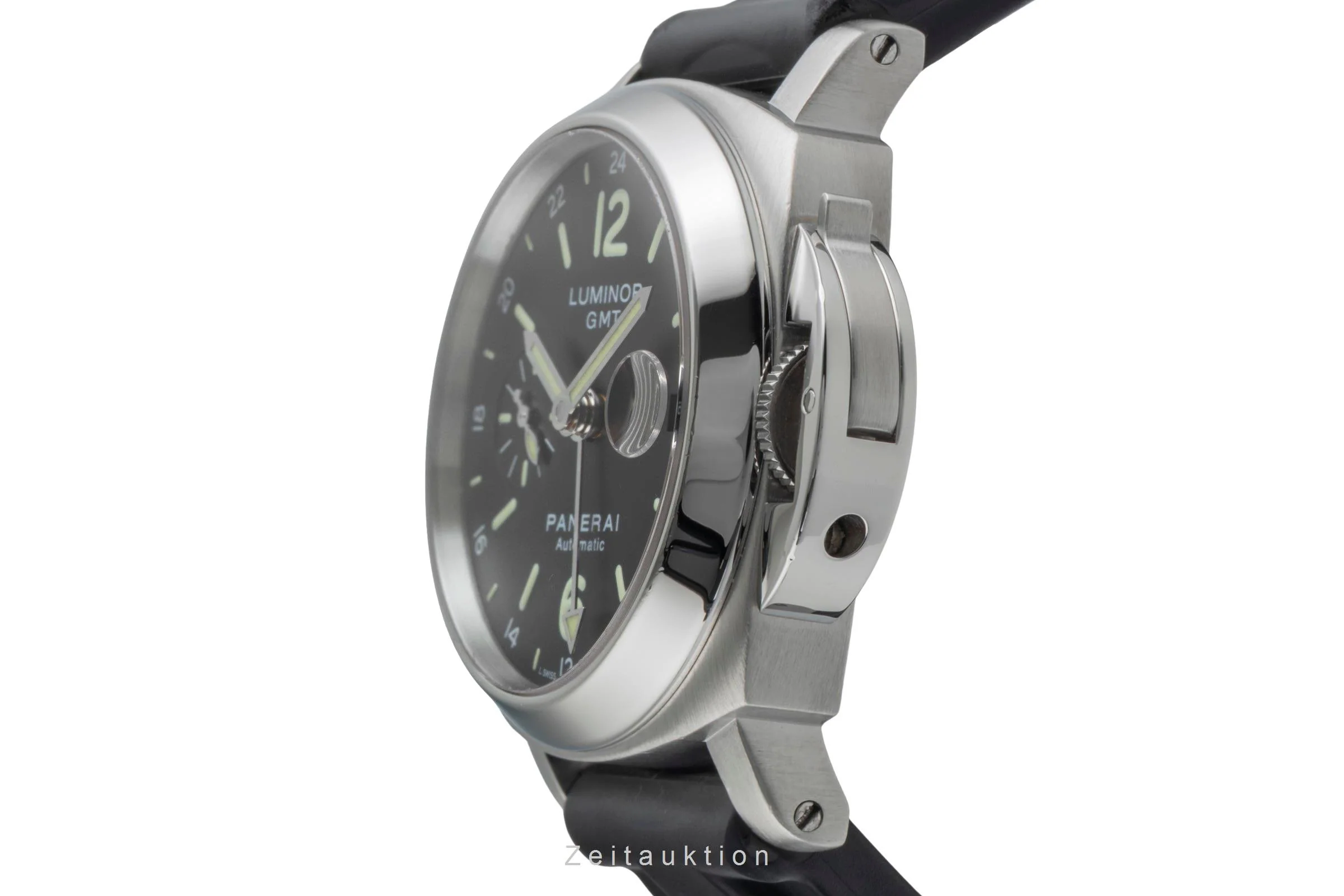 Panerai Luminor GMT steel automatic men's watch PAM00244  [2505030] - Image 7