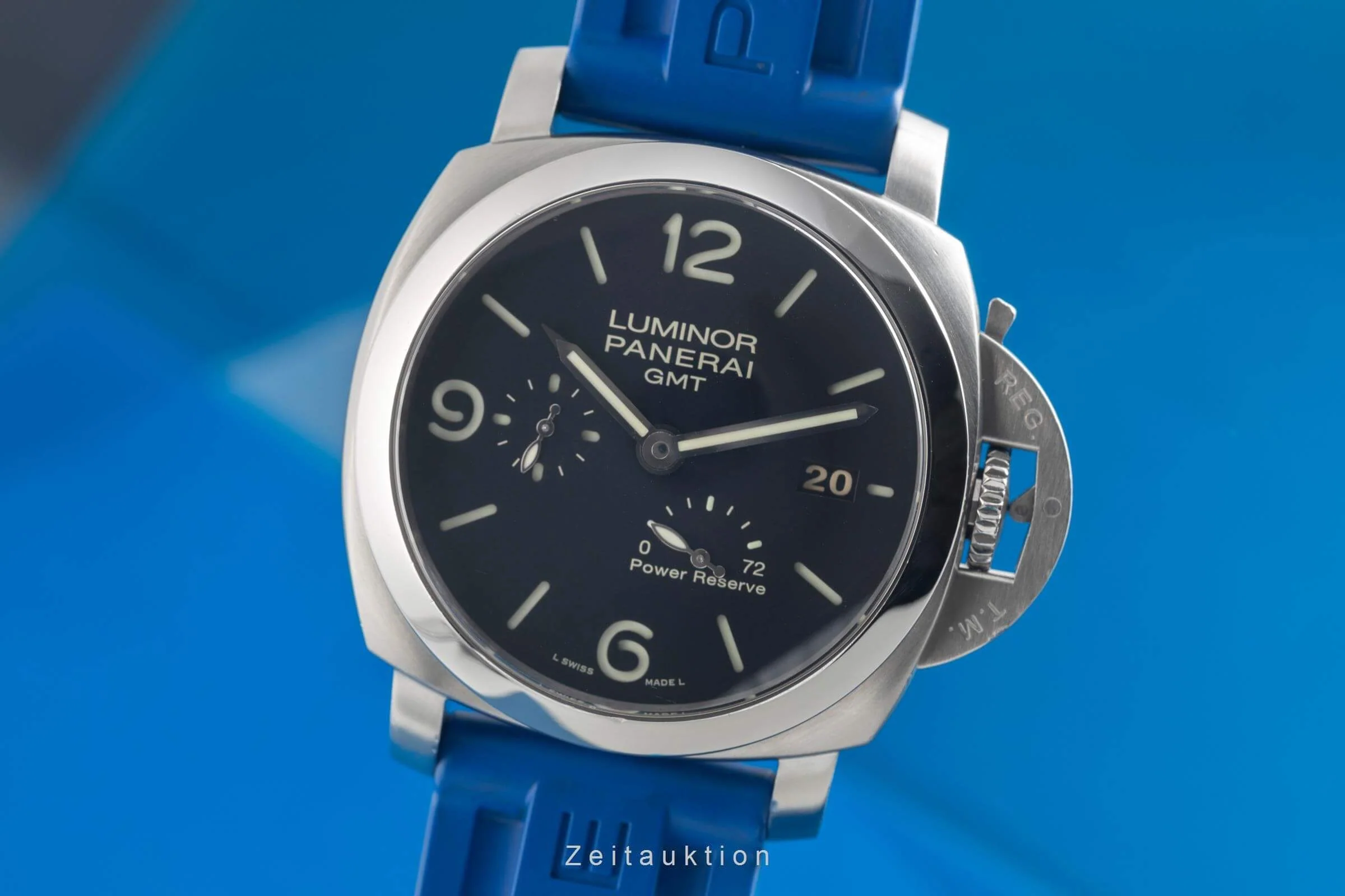Panerai Luminor GMT steel automatic men's watch PAM00321 LP: 10800EUR  [2501365] - Image 2