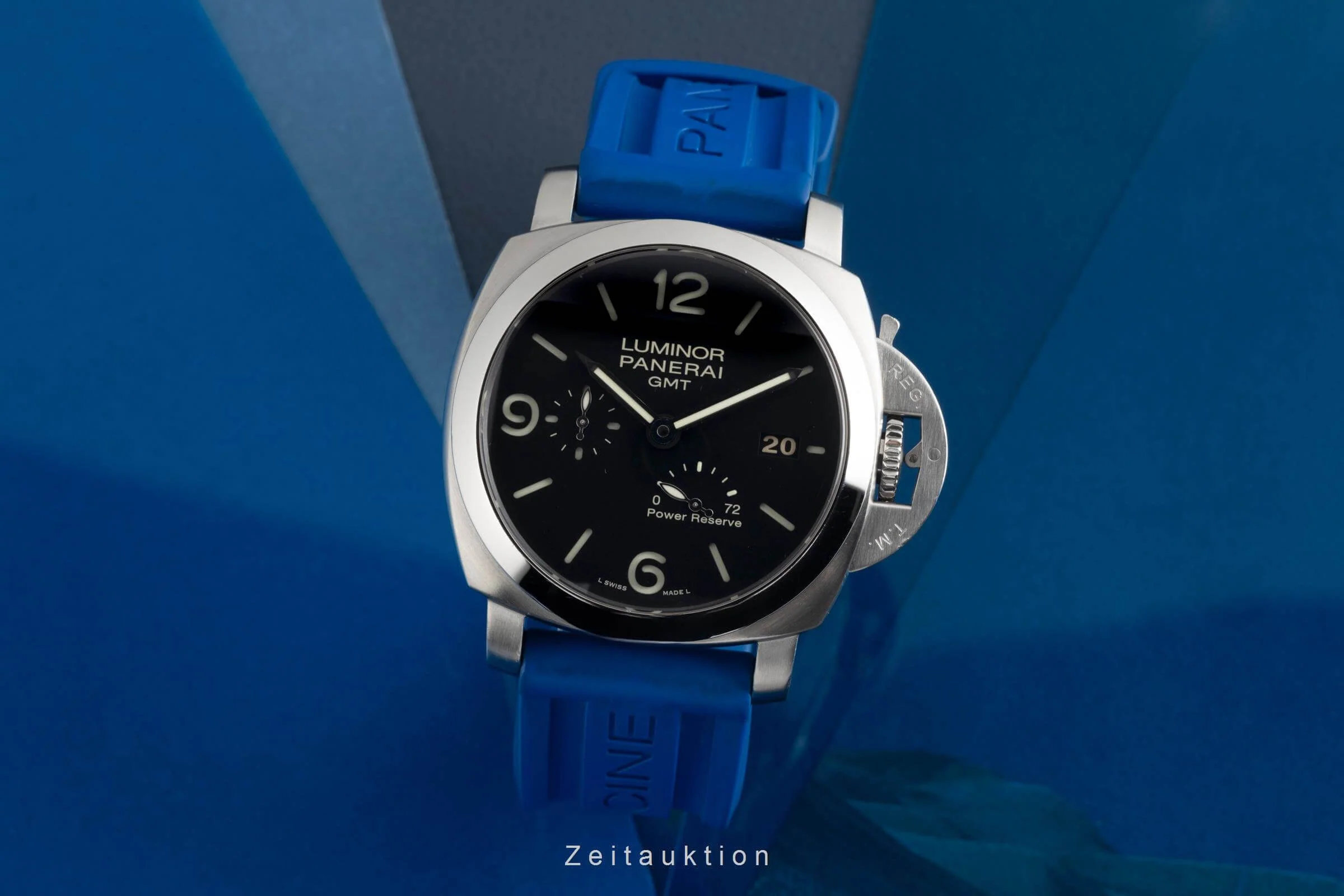 Panerai Luminor GMT steel automatic men's watch PAM00321 LP: 10800EUR  [2501365] - Image 4