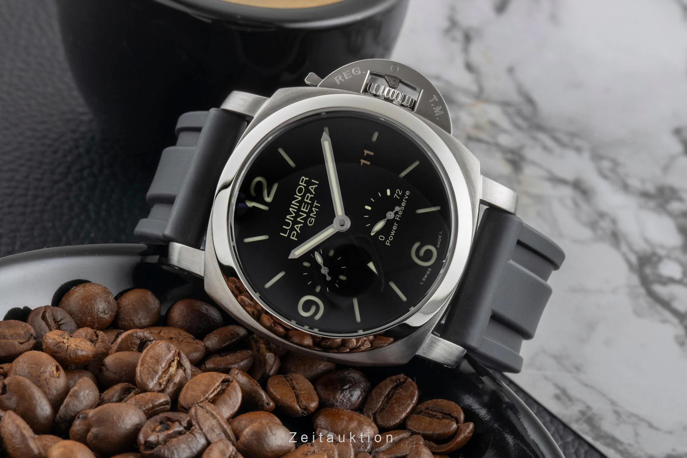 Panerai Luminor GMT steel automatic men's watch PAM00321  [2600611] - Image 3