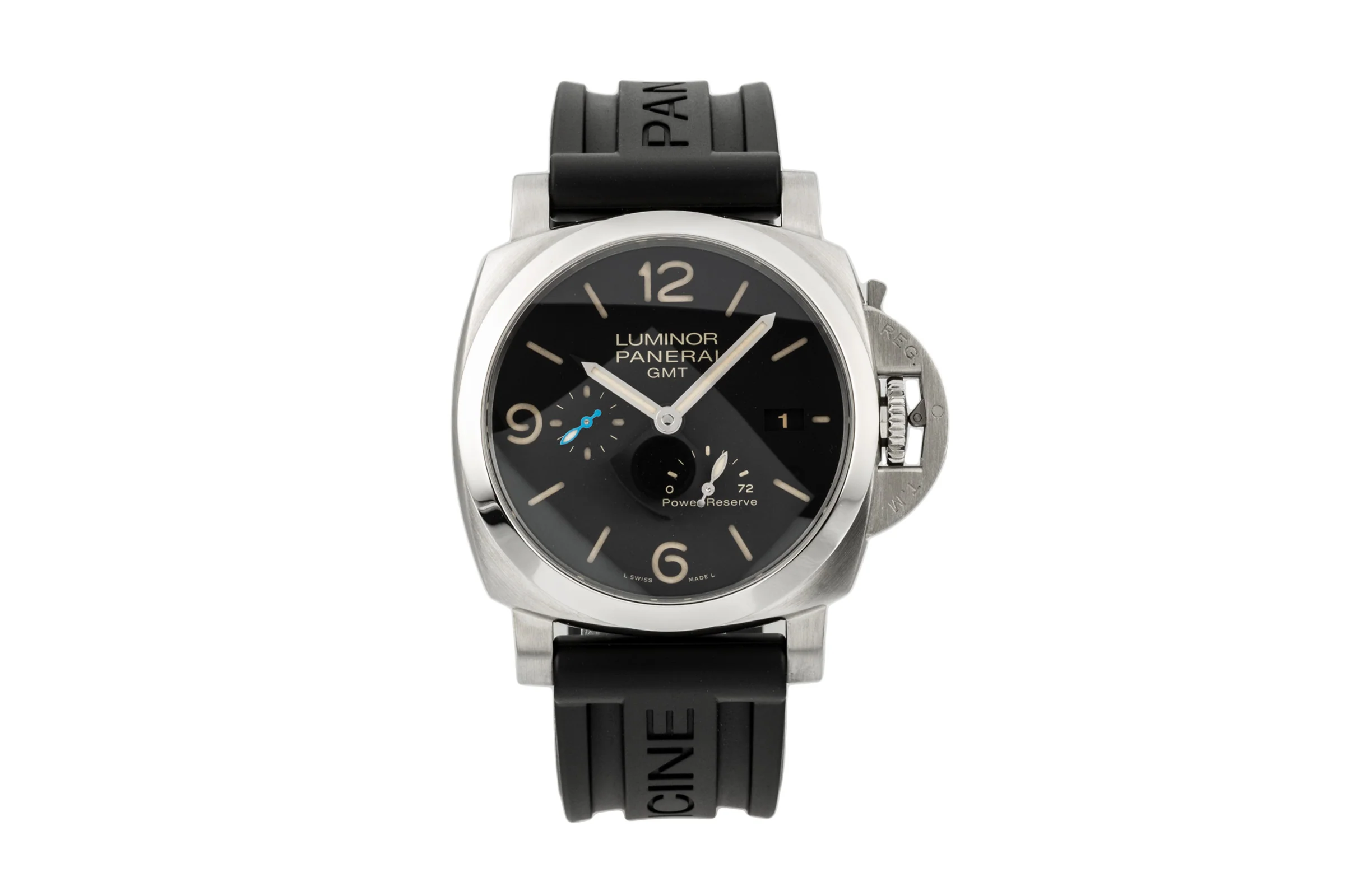 Panerai Luminor GMT steel automatic men's watch PAM01321 LP: 10300EUR  [2205870] - Image 4