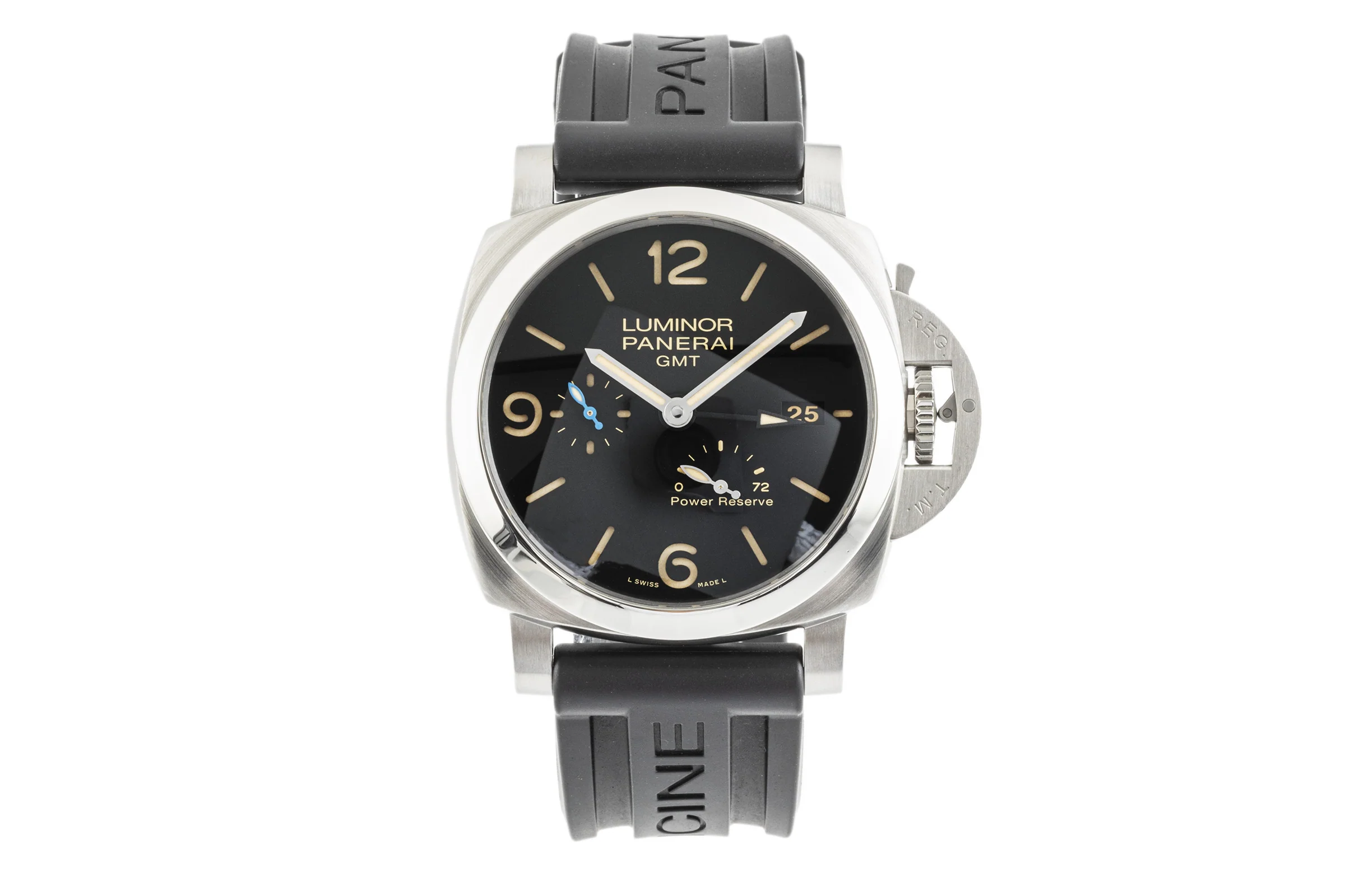 Panerai Luminor GMT steel automatic men's watch PAM01321 LP: 9800EUR  [2303469] - Image 4