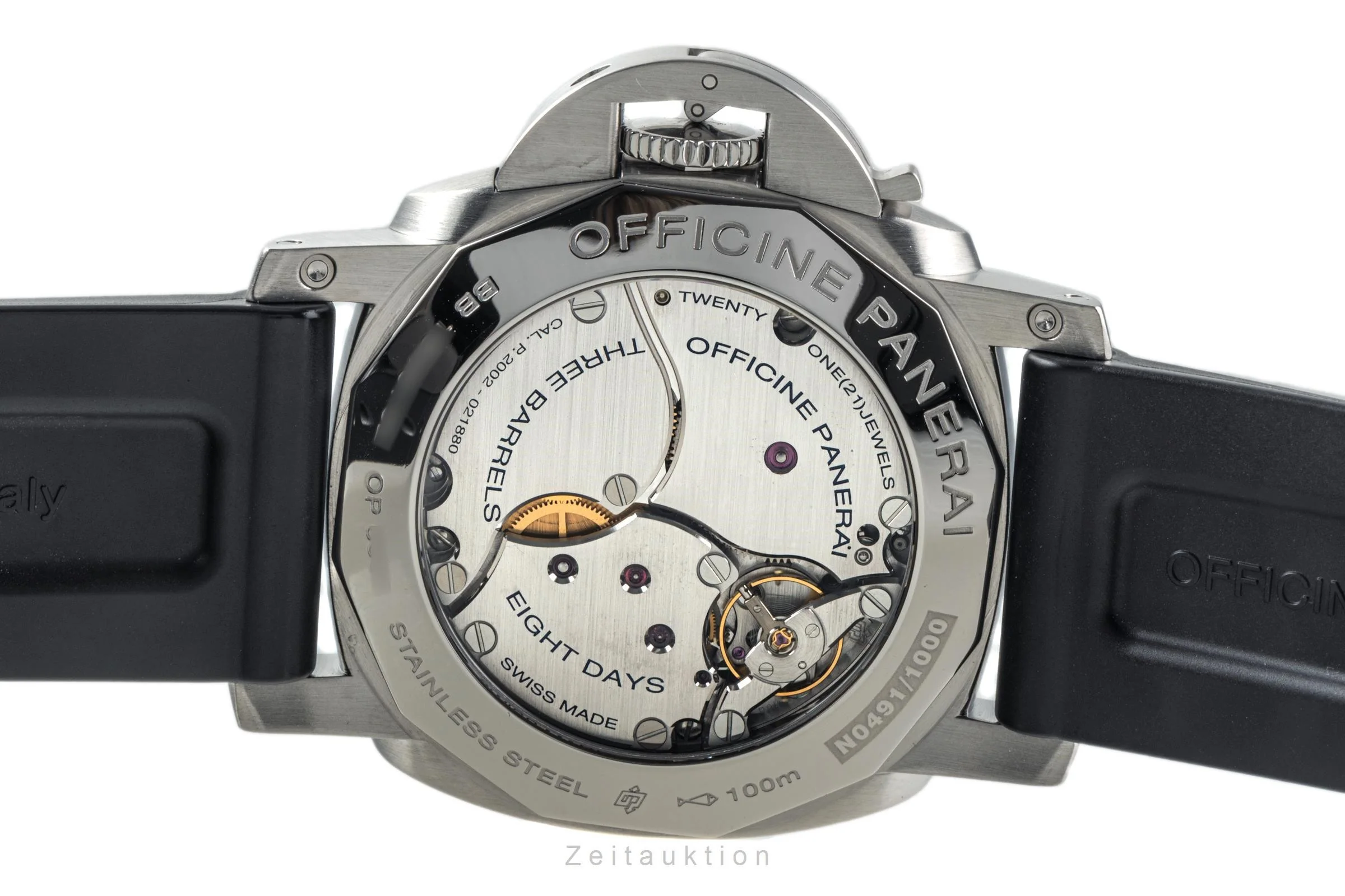Panerai Luminor GMT steel manual winding men's watch PAM00233  [2304798] - Image 10