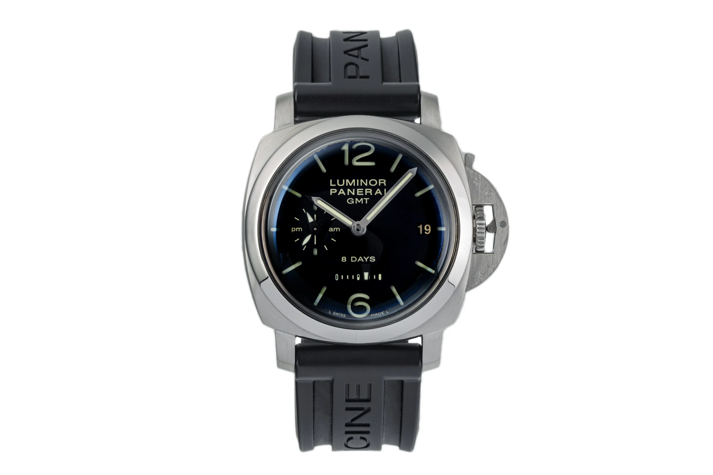 Panerai Luminor GMT steel manual winding men's watch PAM00233  [2304798] - Image 4