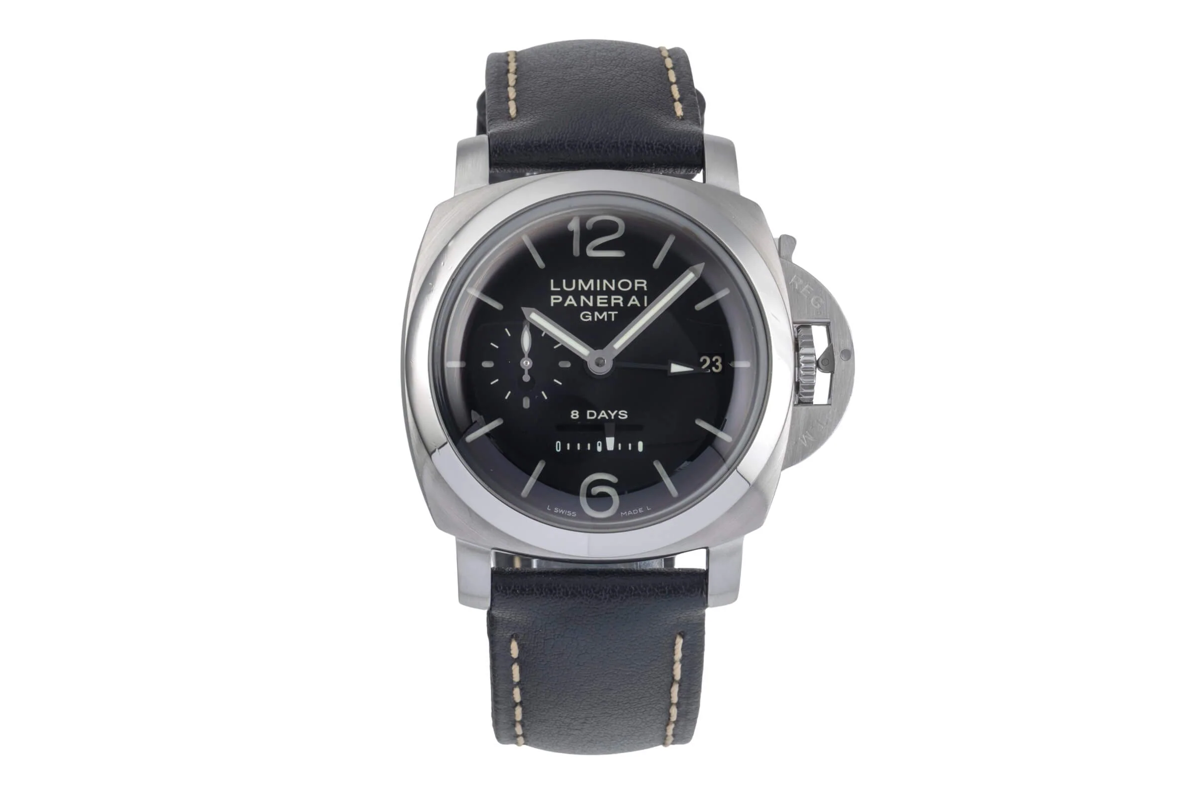 Panerai Luminor GMT steel manual winding men's watch PAM00233  [2501336] - Image 5