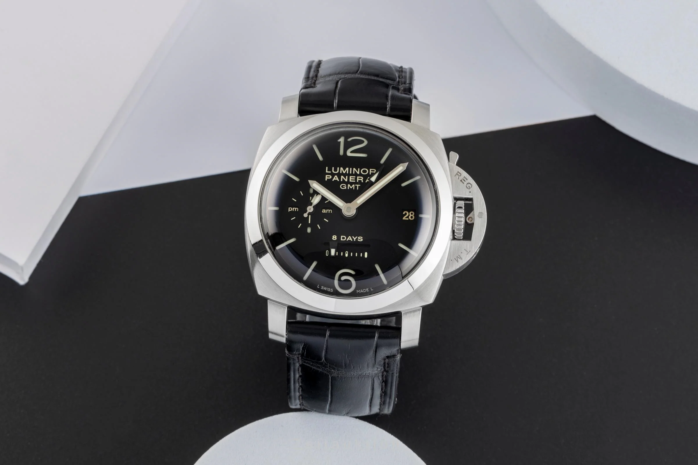 Panerai Luminor GMT steel manual winding men's watch PAM00233  [2505325] - Image 4