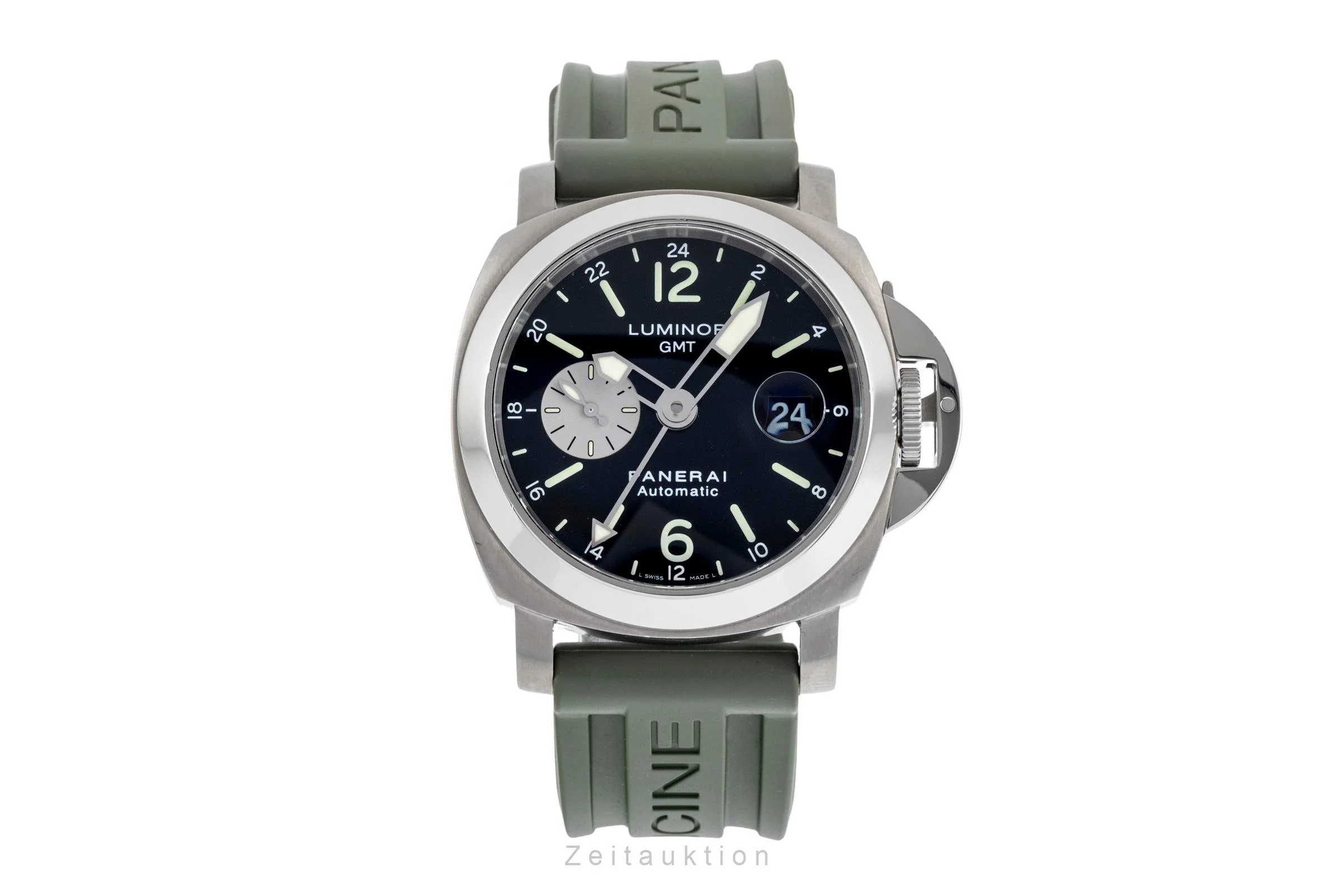 Panerai Luminor GMT steel / titanium automatic men's watch PAM00161  [2502789] - Image 5