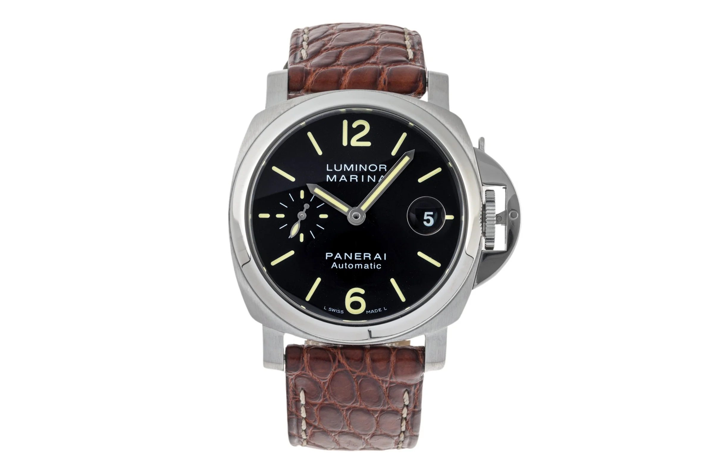 Panerai Luminor Marina steel automatic men's watch PAM00048 LP: 7900EUR  [2305681] - Image 4