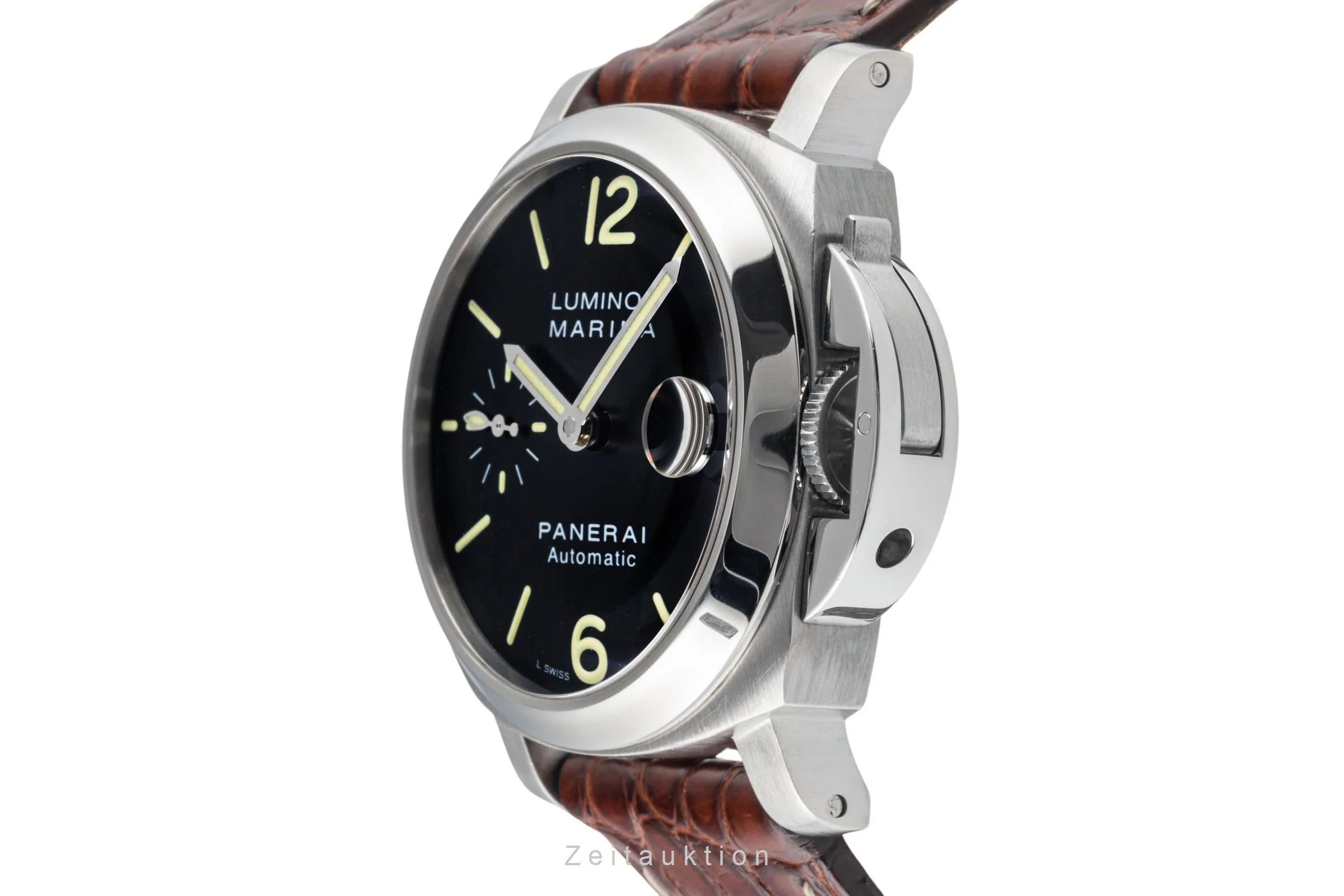 Panerai Luminor Marina steel automatic men's watch PAM00048 LP: 7900EUR  [2305681] - Image 6