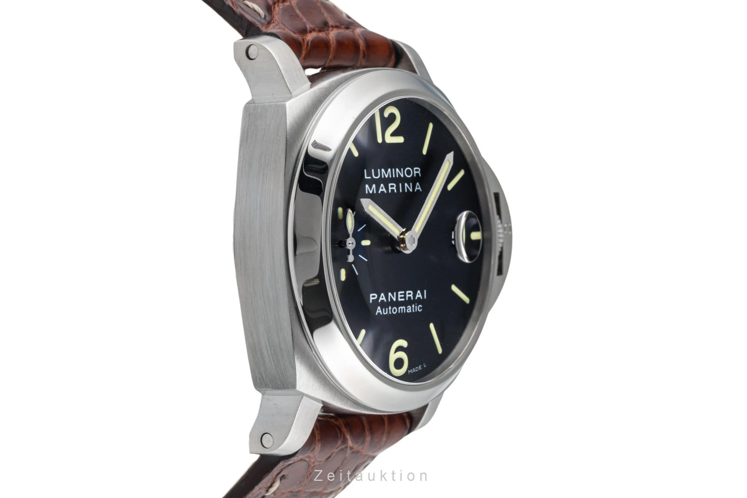 Panerai Luminor Marina steel automatic men's watch PAM00048 LP: 7900EUR  [2305681] - Image 7